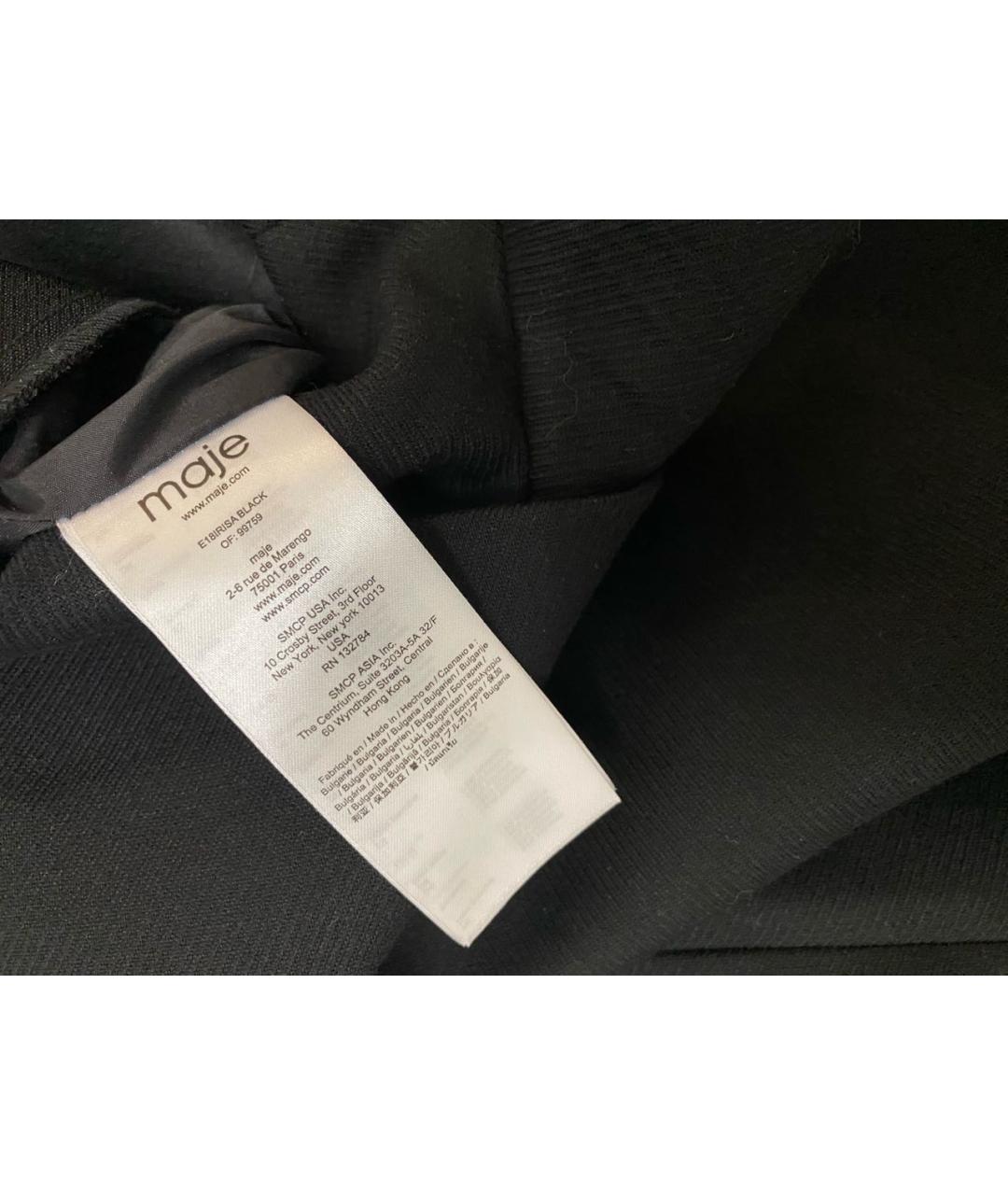 MAJE Черный вискозный комбинезон, фото 5