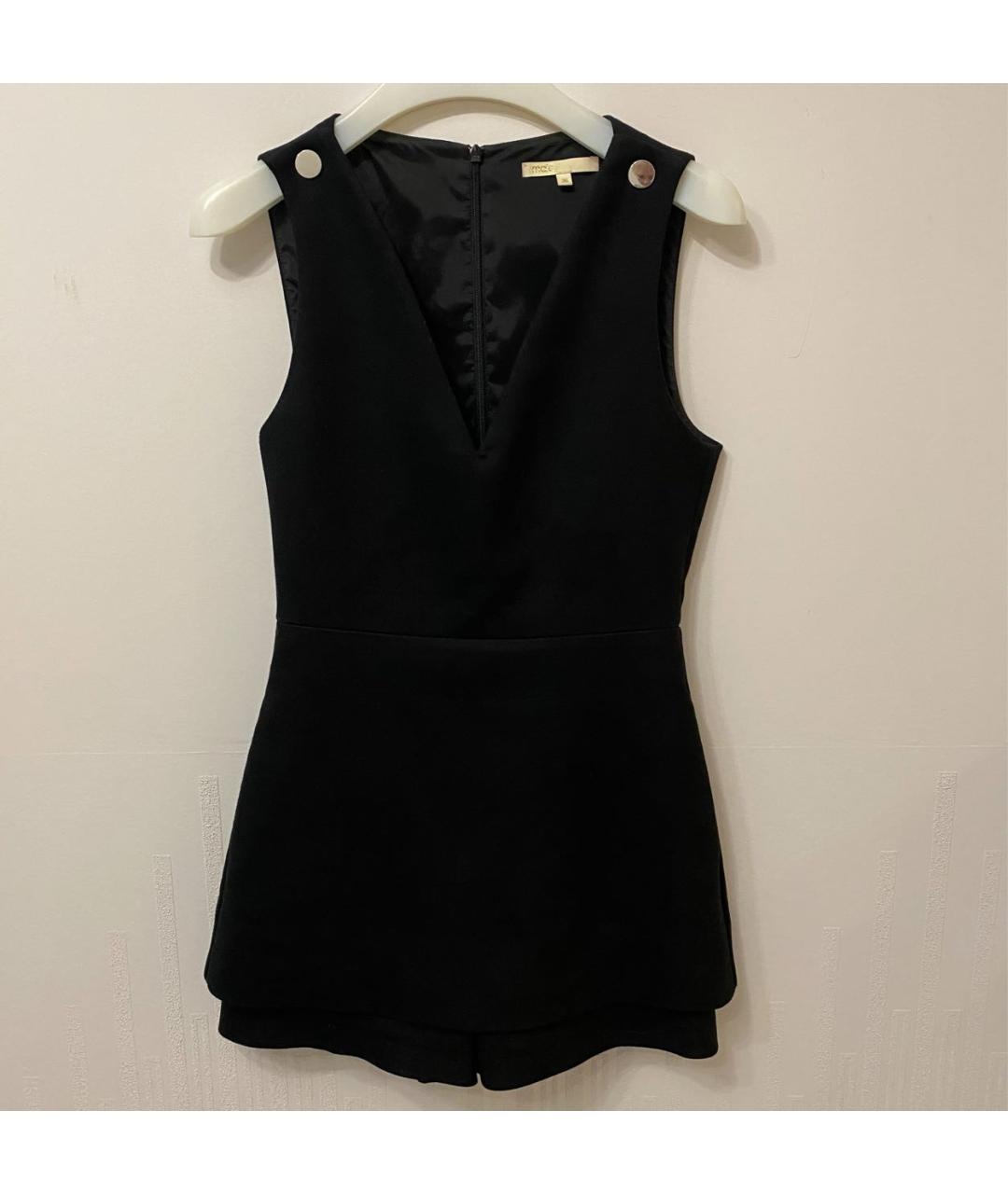 MAJE Черный вискозный комбинезон, фото 2