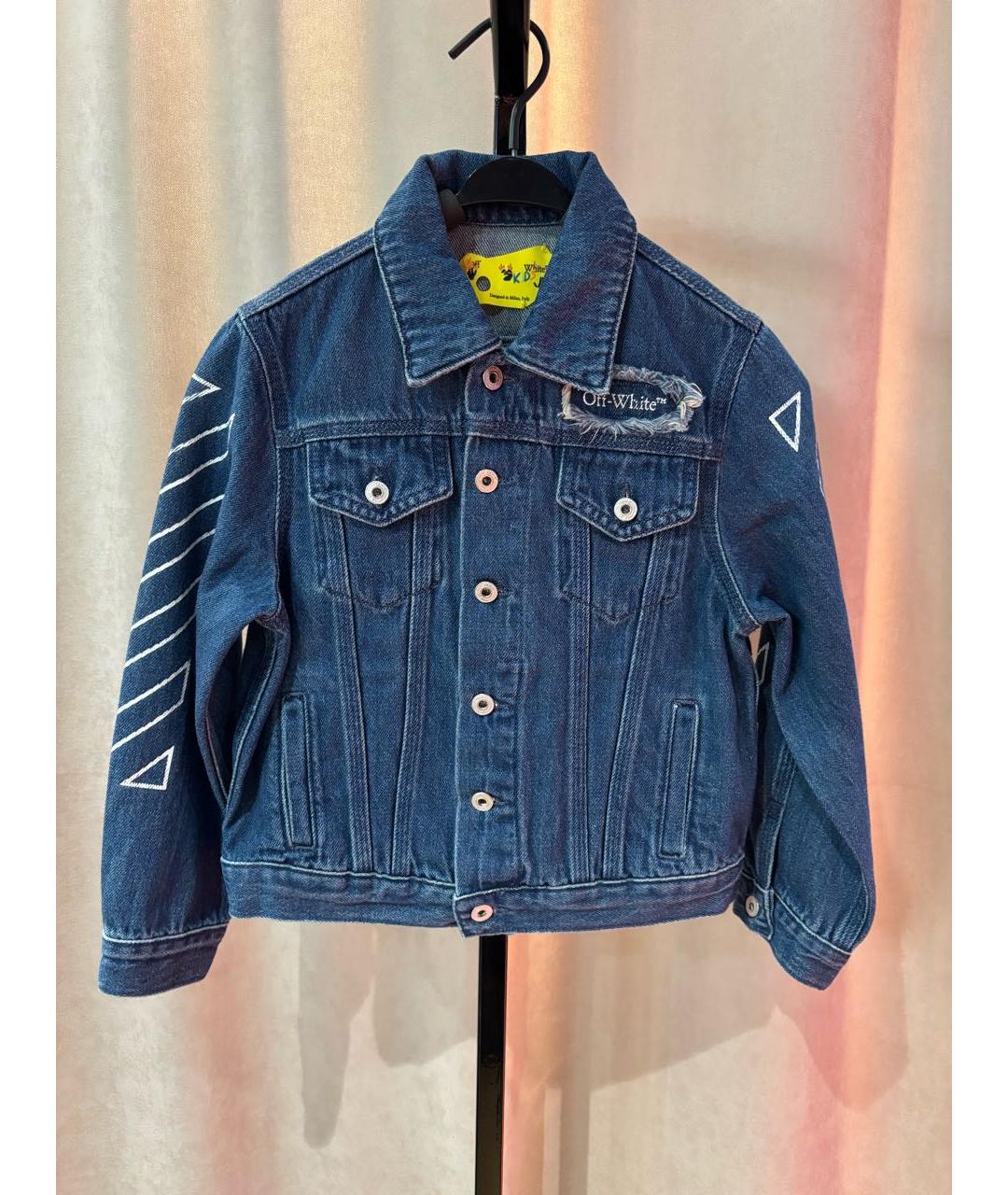 OFF-WHITE Синий хлопковый комплект, фото 9