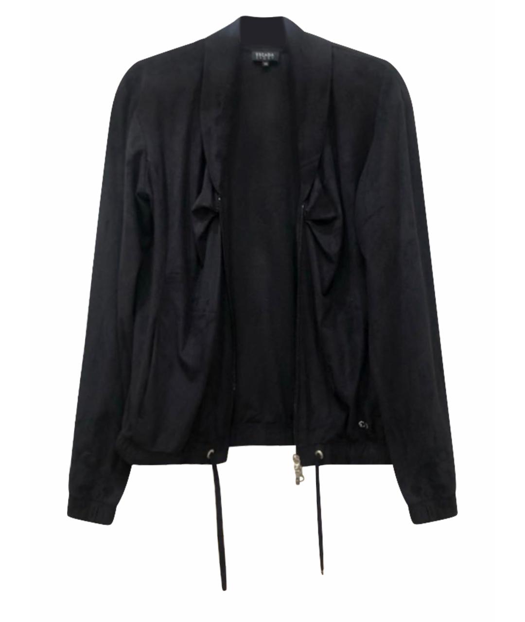 ESCADA Черный полиэстеровый жакет/пиджак, фото 1