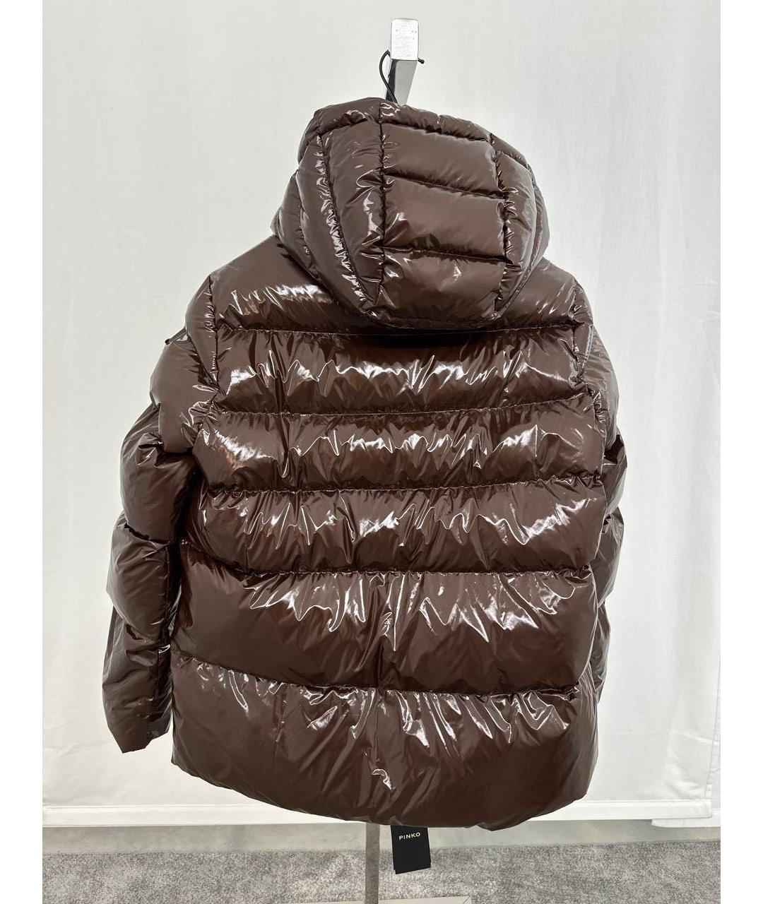 PINKO Коричневый пуховик, фото 6