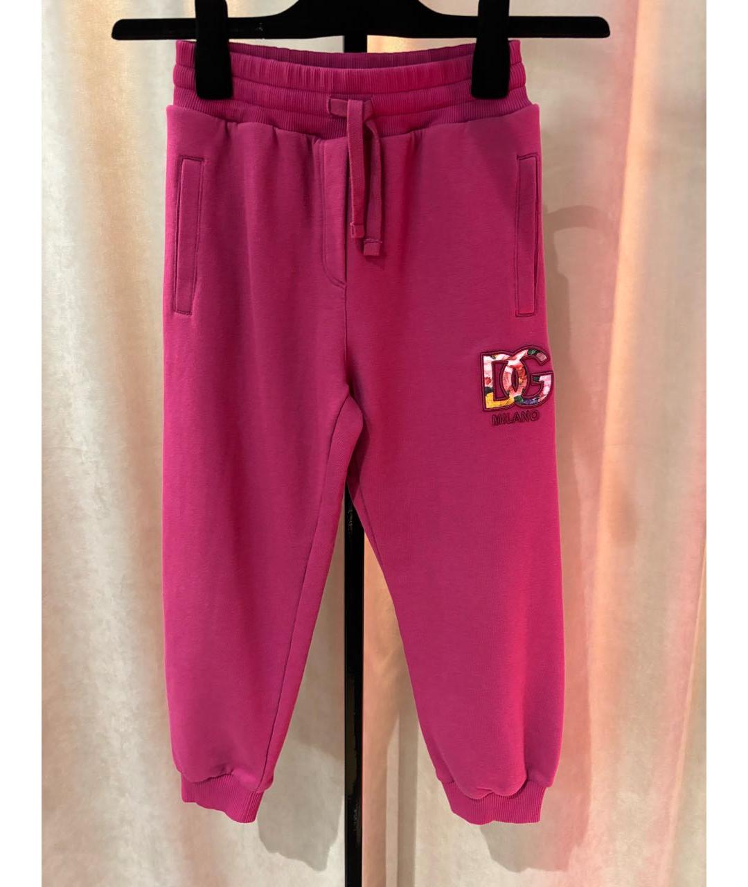 DOLCE&GABBANA Розовый хлопковый комплект, фото 7