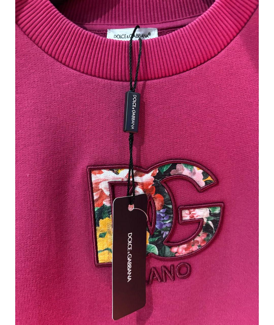 DOLCE&GABBANA Розовый хлопковый комплект, фото 3