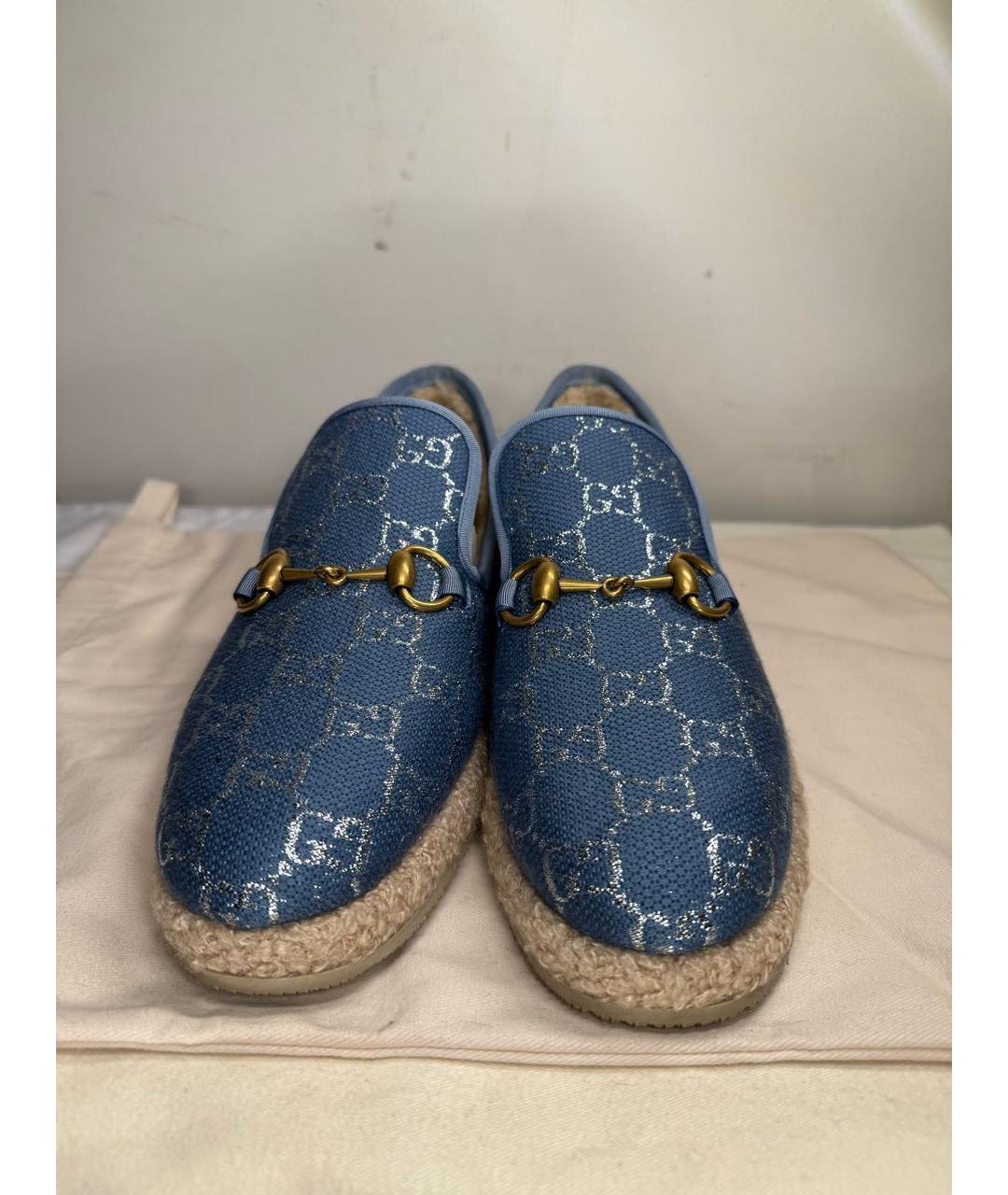 GUCCI Голубые эспадрильи, фото 2