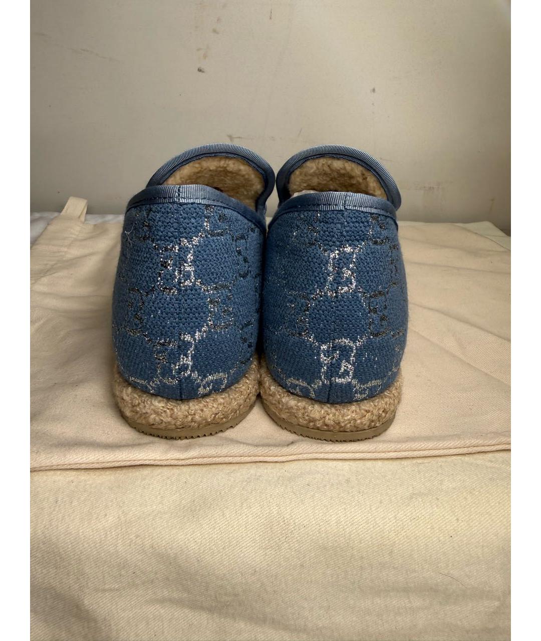 GUCCI Голубые эспадрильи, фото 4