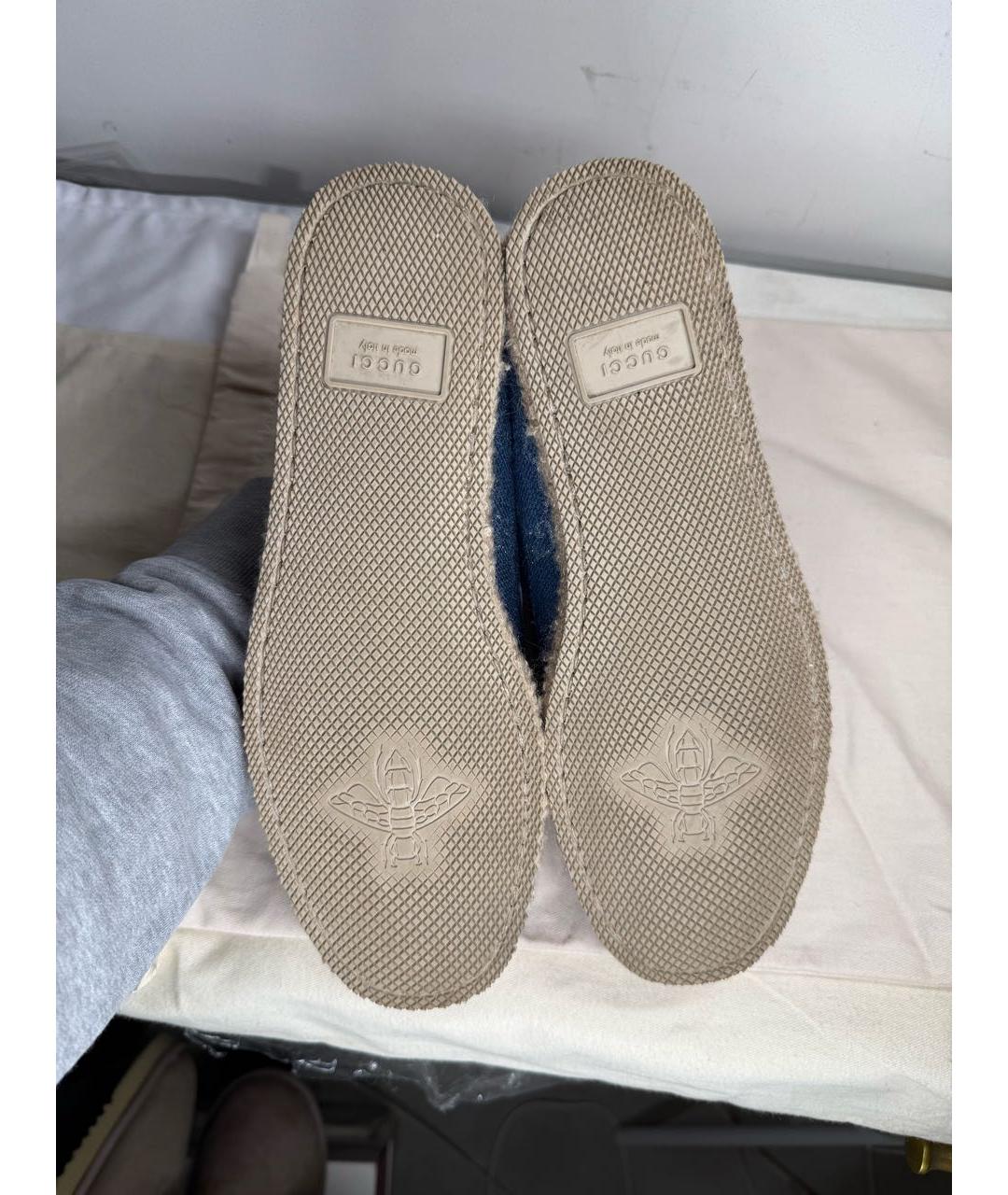 GUCCI Голубые эспадрильи, фото 5