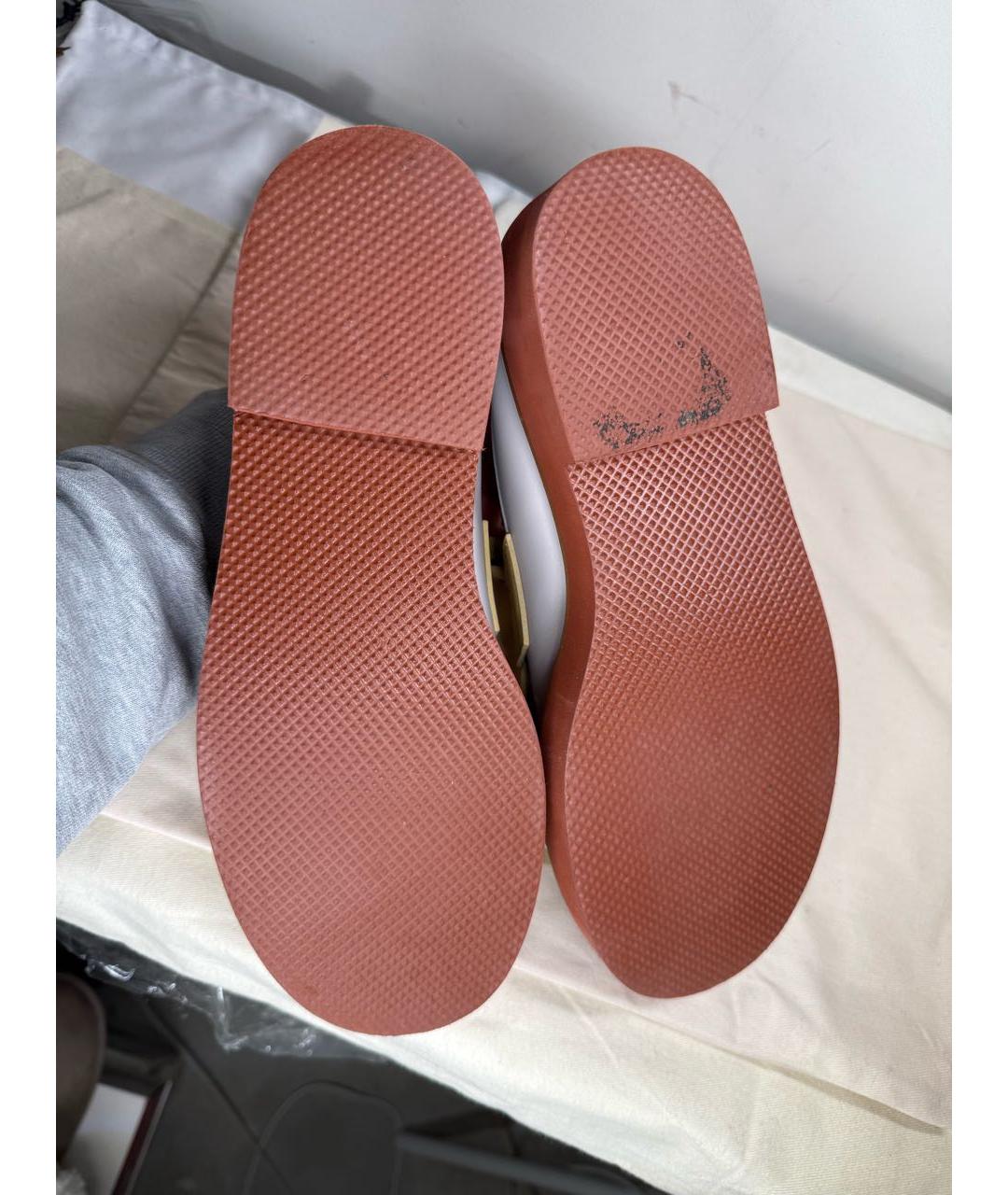 MARNI Голубые лоферы из лакированной кожи, фото 5