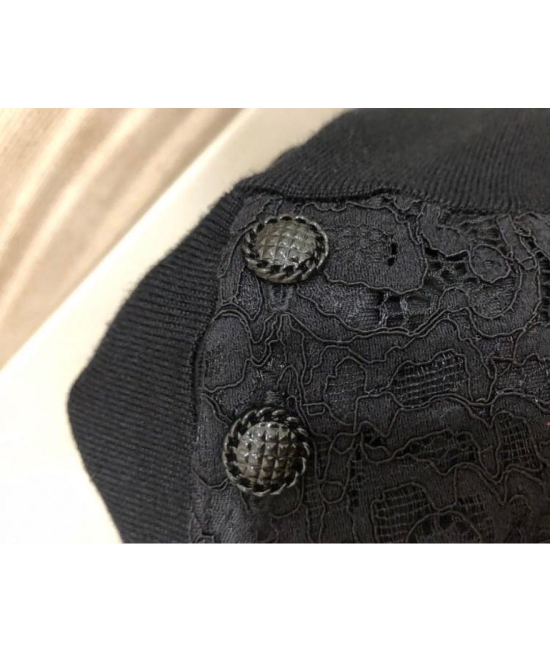 KARL LAGERFELD Черный джемпер / свитер, фото 6