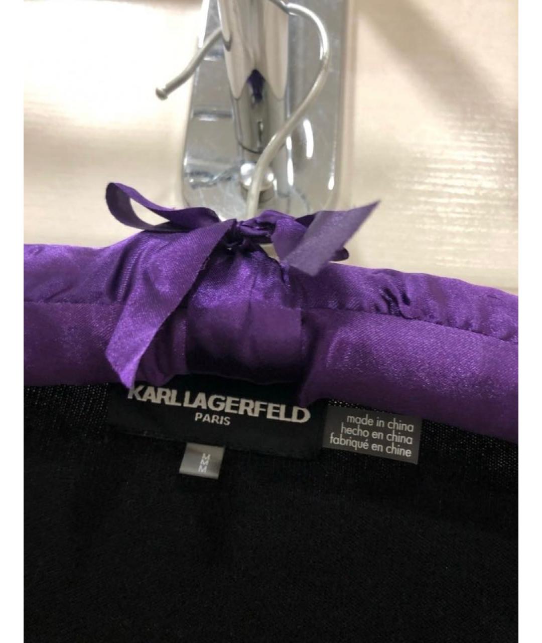 KARL LAGERFELD Черный джемпер / свитер, фото 8