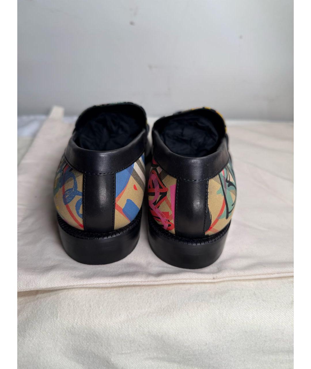 BURBERRY Мульти кожаные лоферы, фото 4