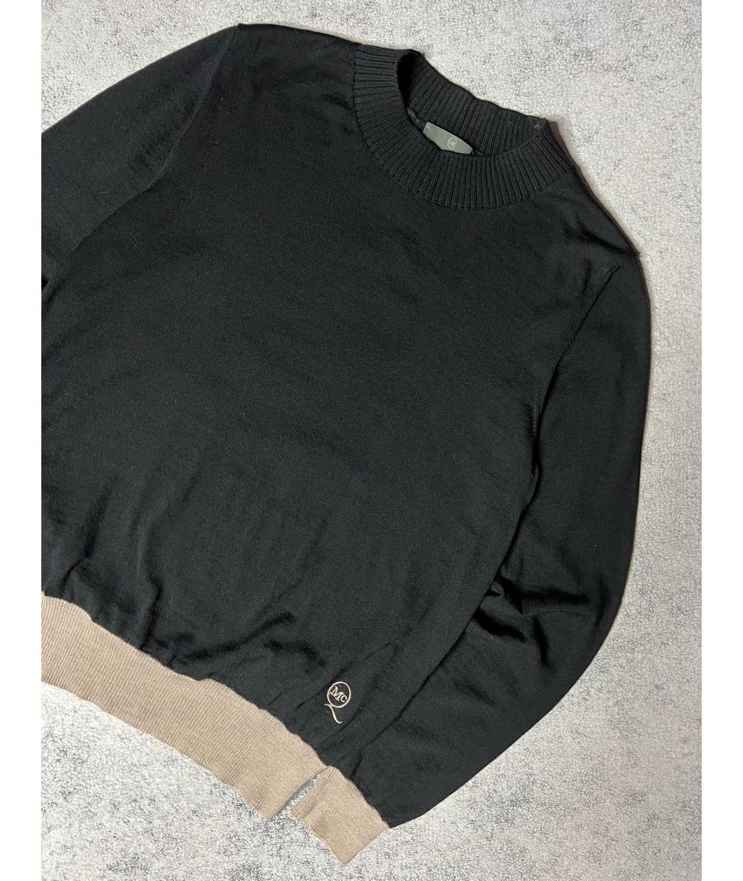 ALEXANDER MCQUEEN Черный шерстяной джемпер / свитер, фото 3