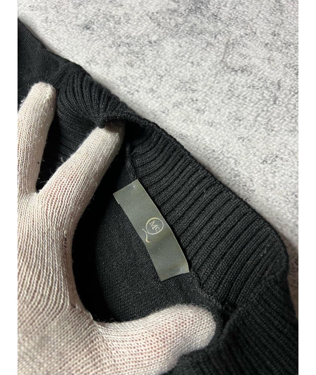 ALEXANDER MCQUEEN Черный шерстяной джемпер / свитер, фото 7