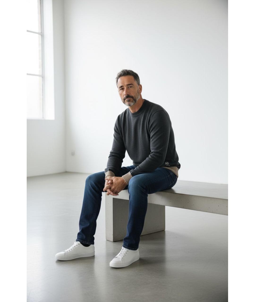 ALEXANDER MCQUEEN Черный шерстяной джемпер / свитер, фото 2