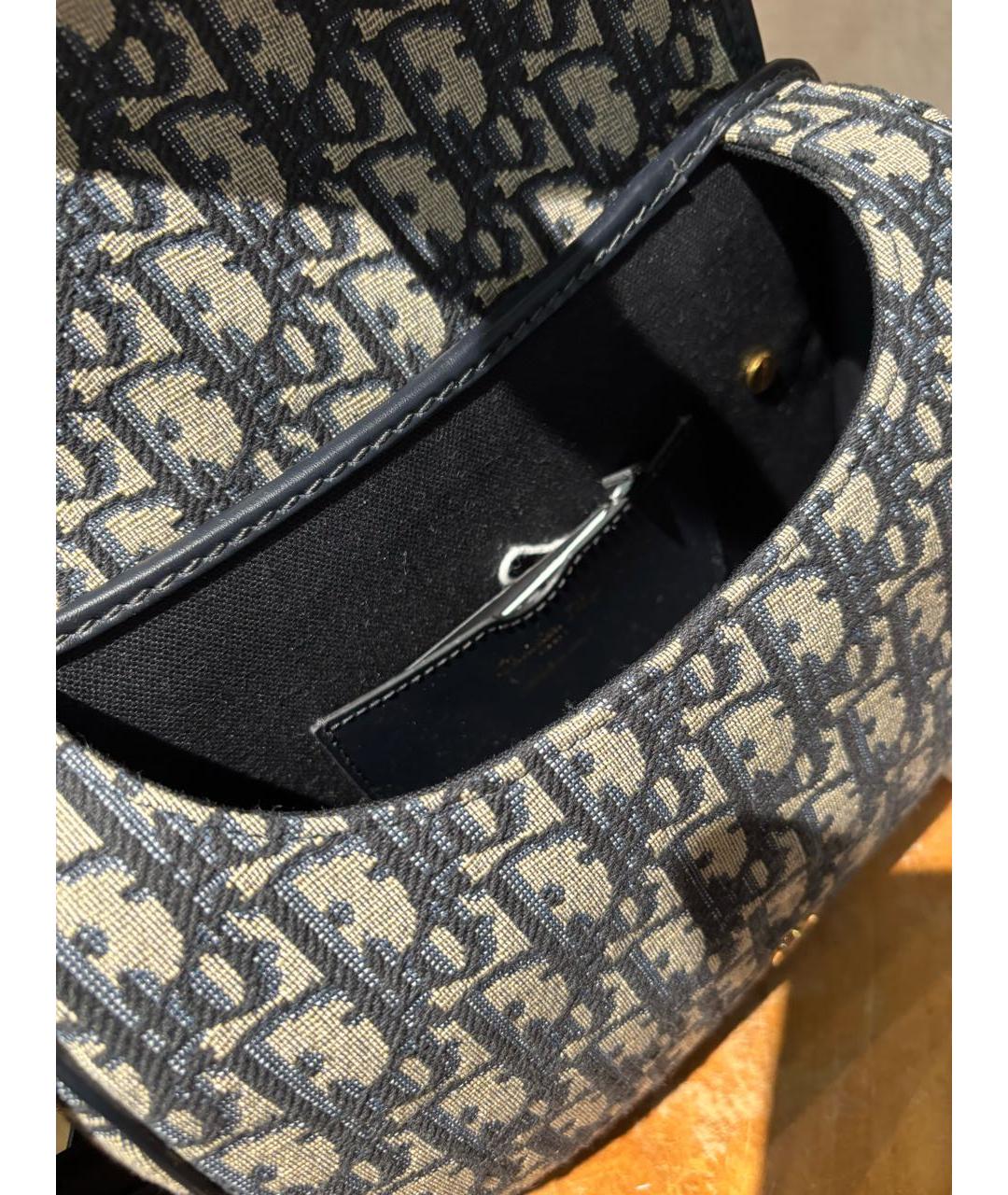 CHRISTIAN DIOR Синяя сумка через плечо, фото 4