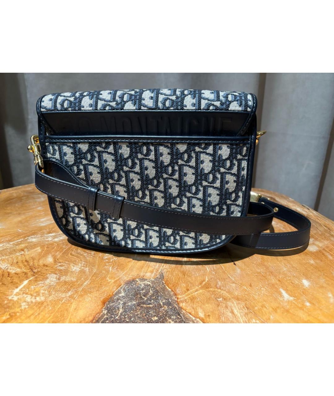 CHRISTIAN DIOR Синяя сумка через плечо, фото 3