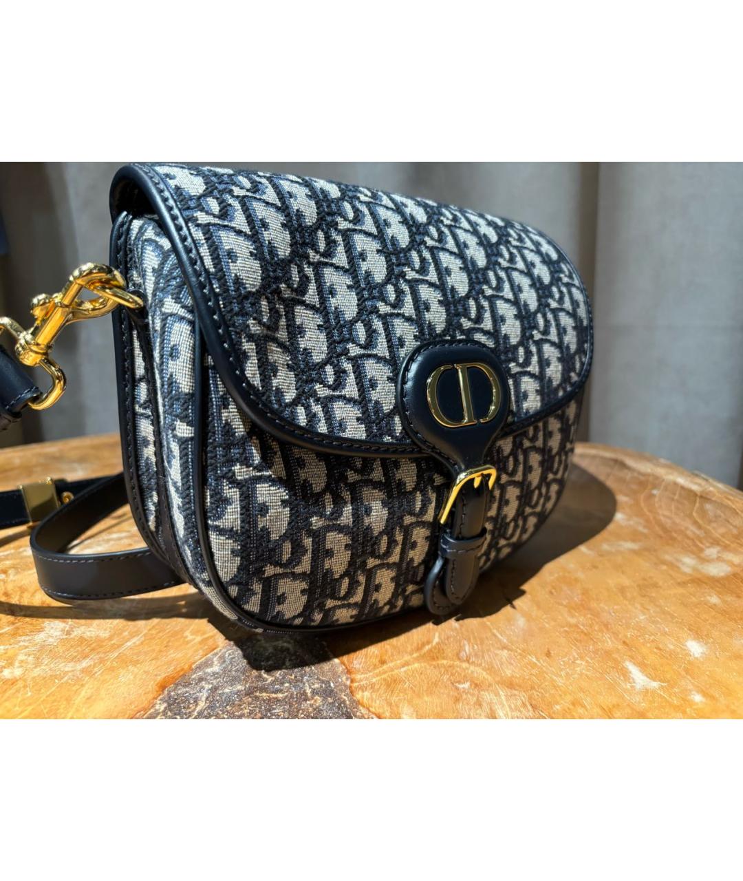 CHRISTIAN DIOR Синяя сумка через плечо, фото 2