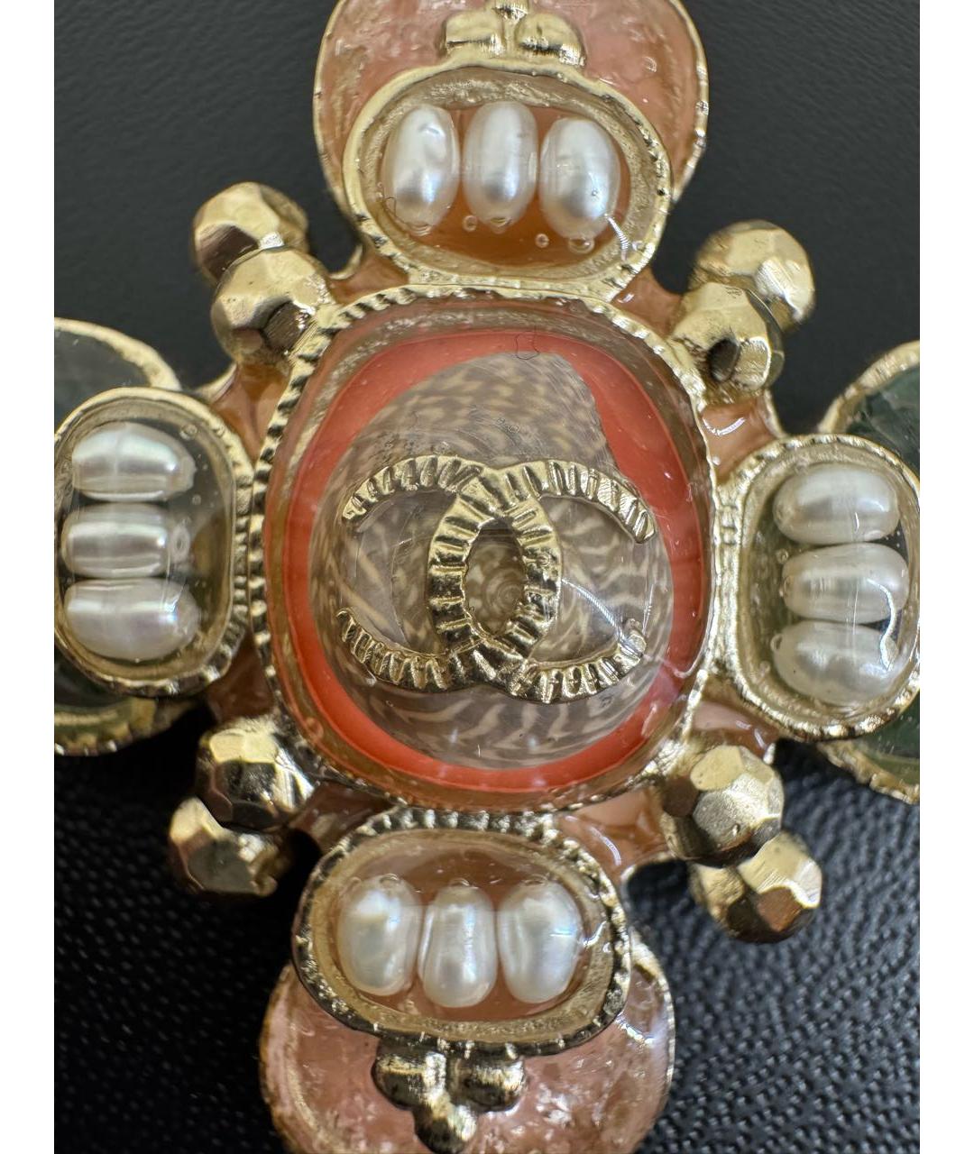 CHANEL Золотая булавка / брошь, фото 2