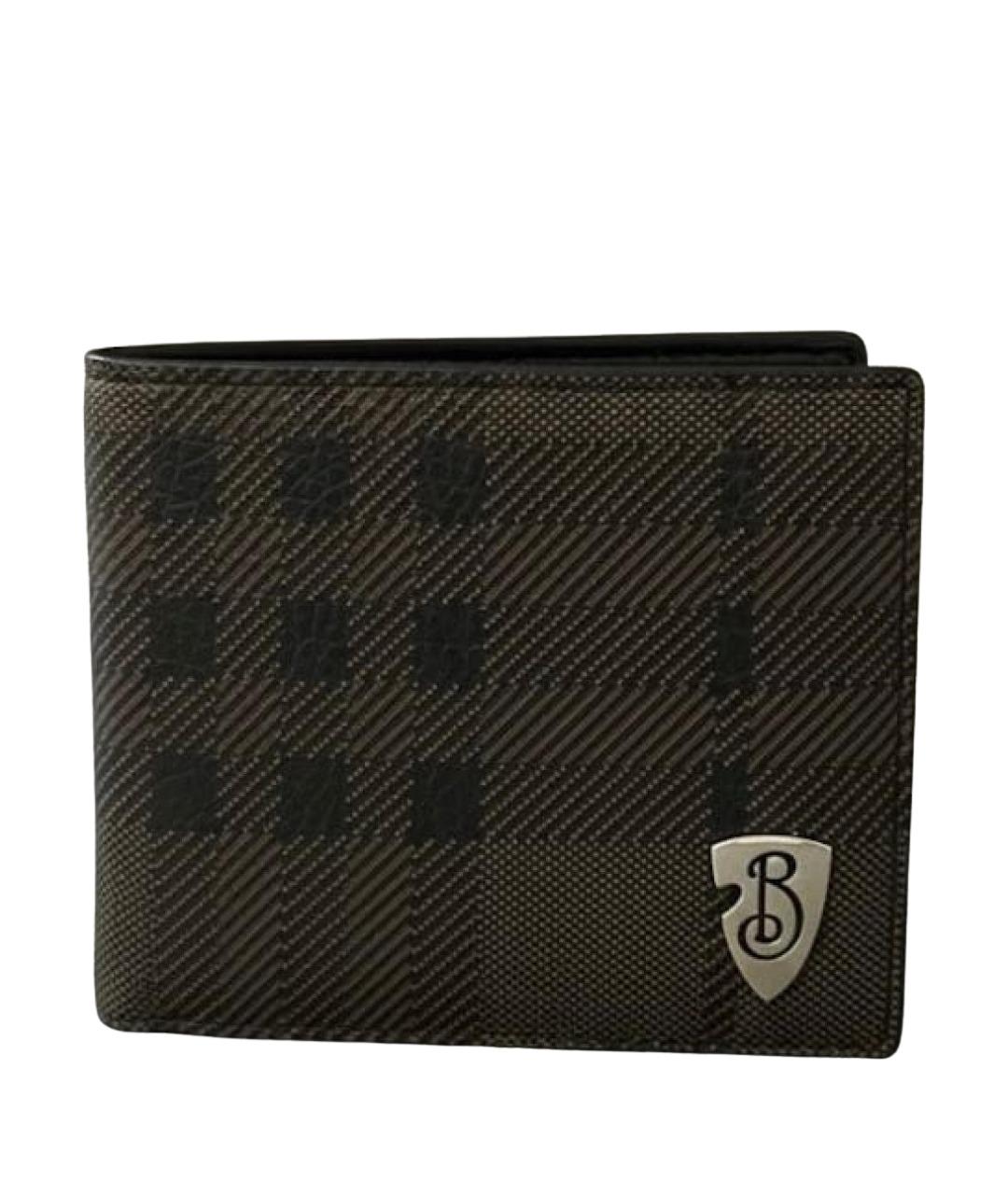 BURBERRY Коричневый кожаный кошелек, фото 1