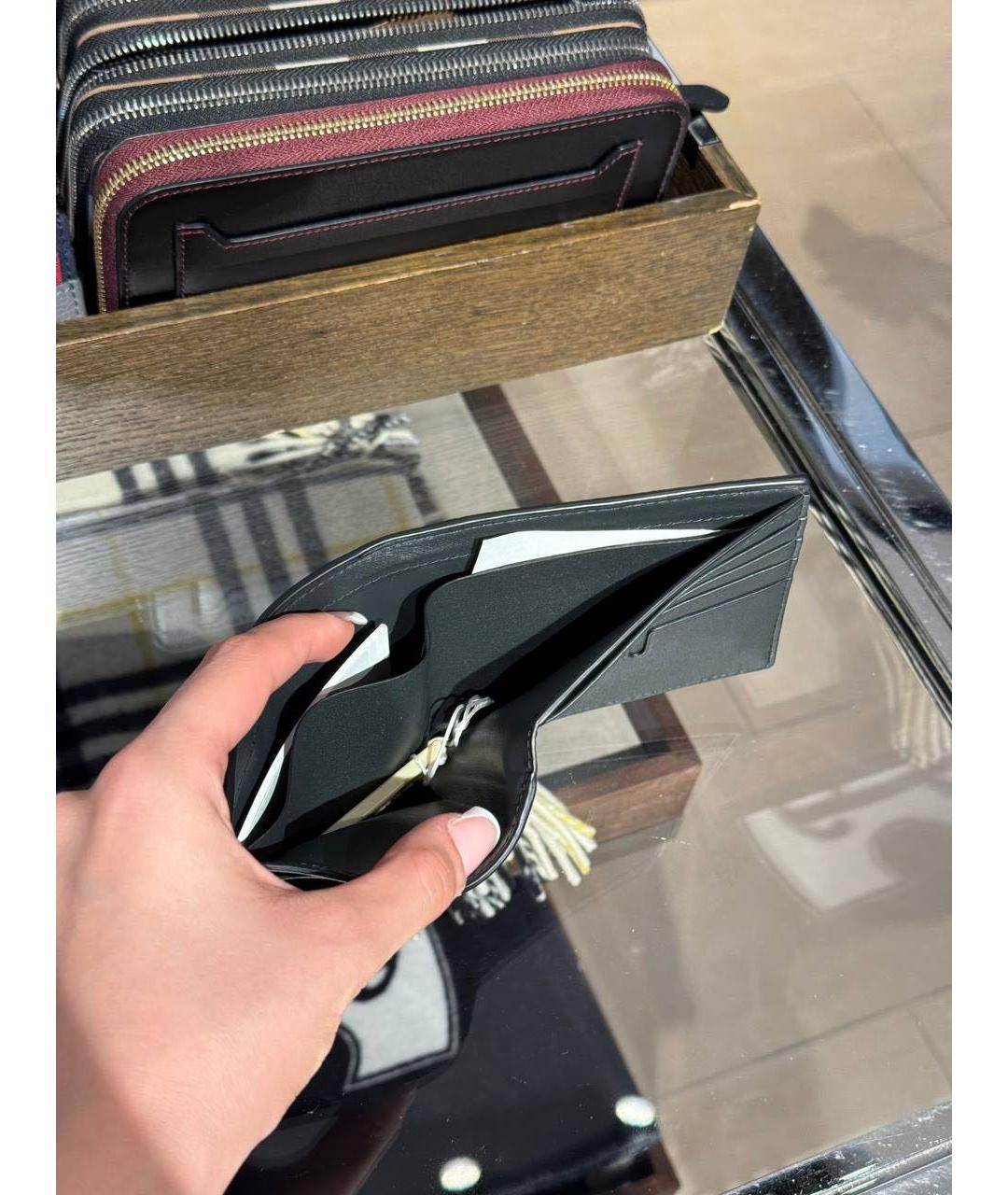 BURBERRY Коричневый кожаный кошелек, фото 5