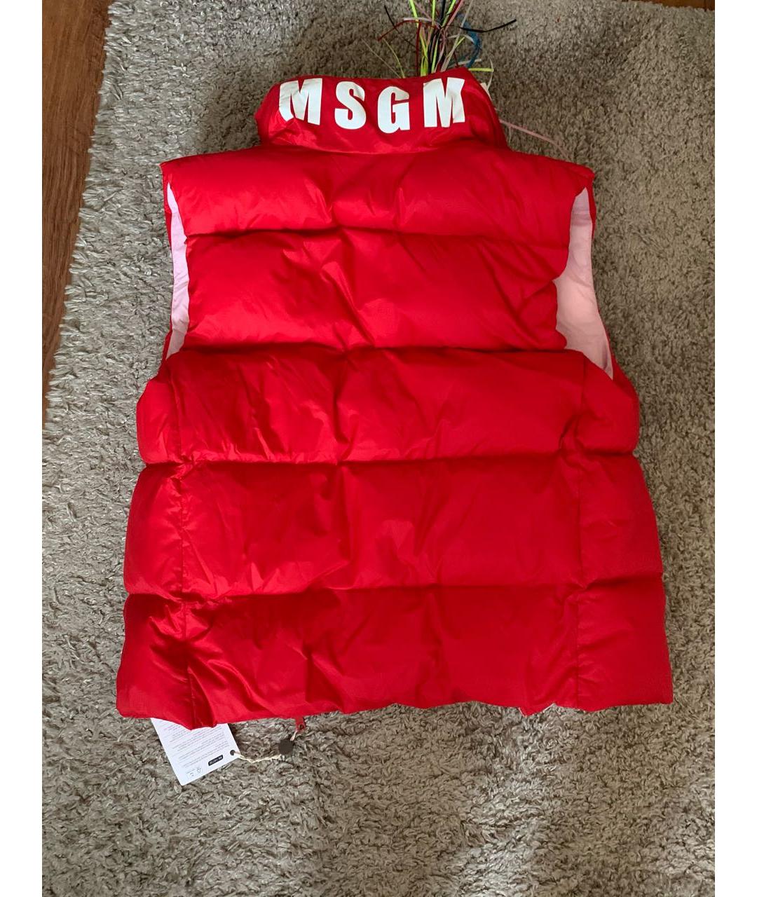 MSGM Красный жилет, фото 5