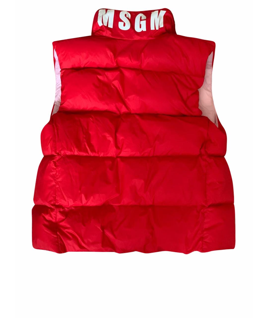 MSGM Красный жилет, фото 1