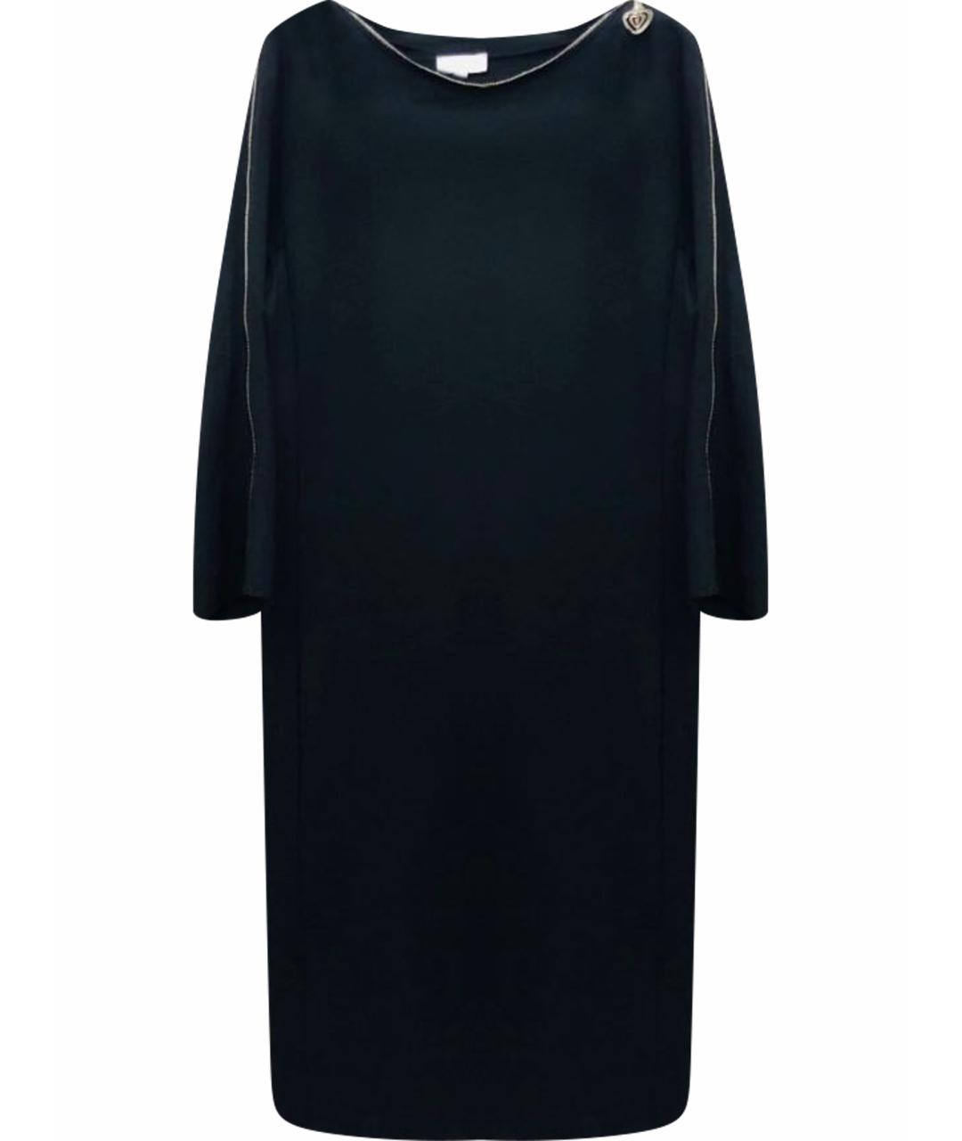 ESCADA Черное вискозное повседневное платье, фото 1