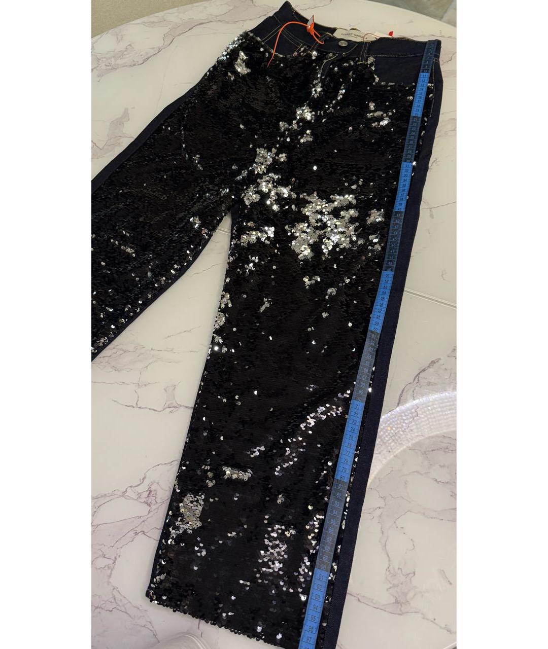 GOLDEN GOOSE DELUXE BRAND Синие хлопковые прямые джинсы, фото 3