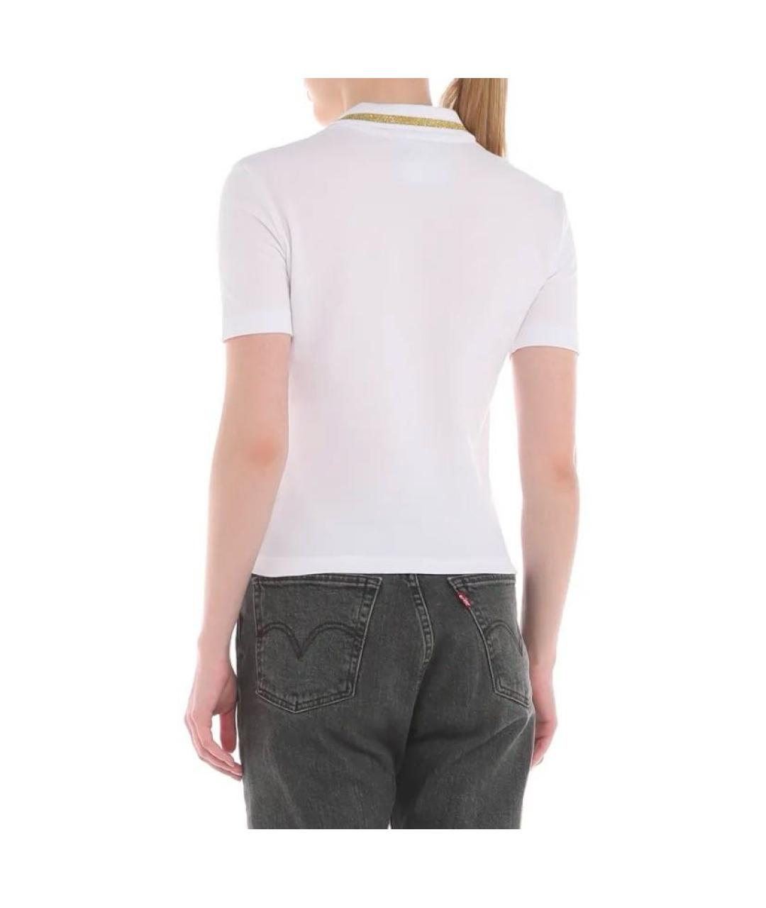 VERSACE JEANS COUTURE Белая хлопковая футболка, фото 3