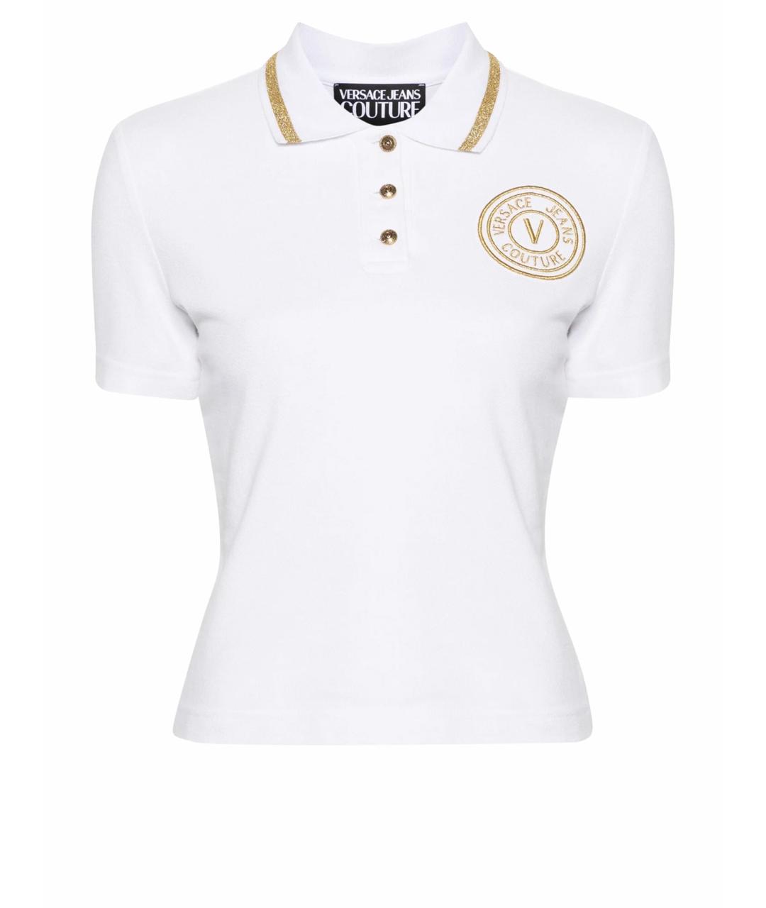 VERSACE JEANS COUTURE Белая хлопковая футболка, фото 1