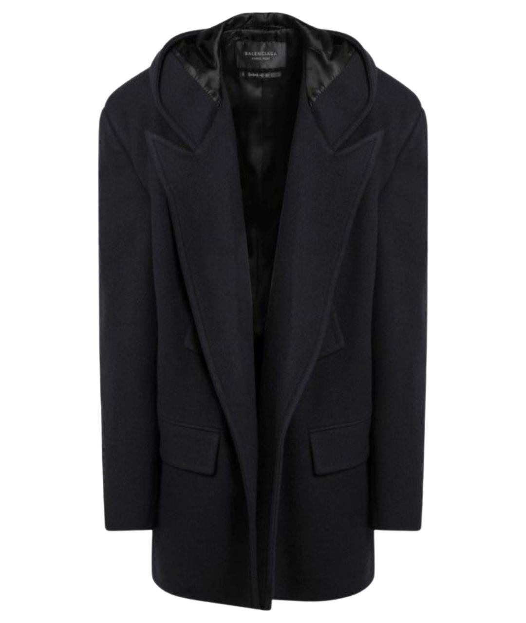 BALENCIAGA Темно-синее пальто, фото 1