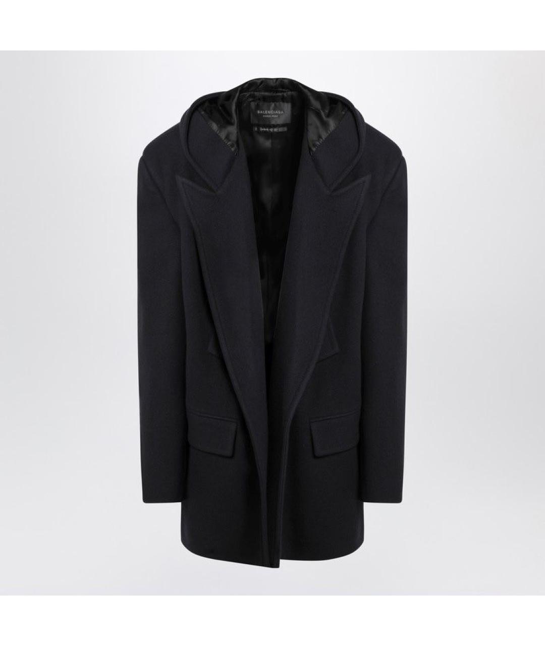 BALENCIAGA Темно-синее пальто, фото 3