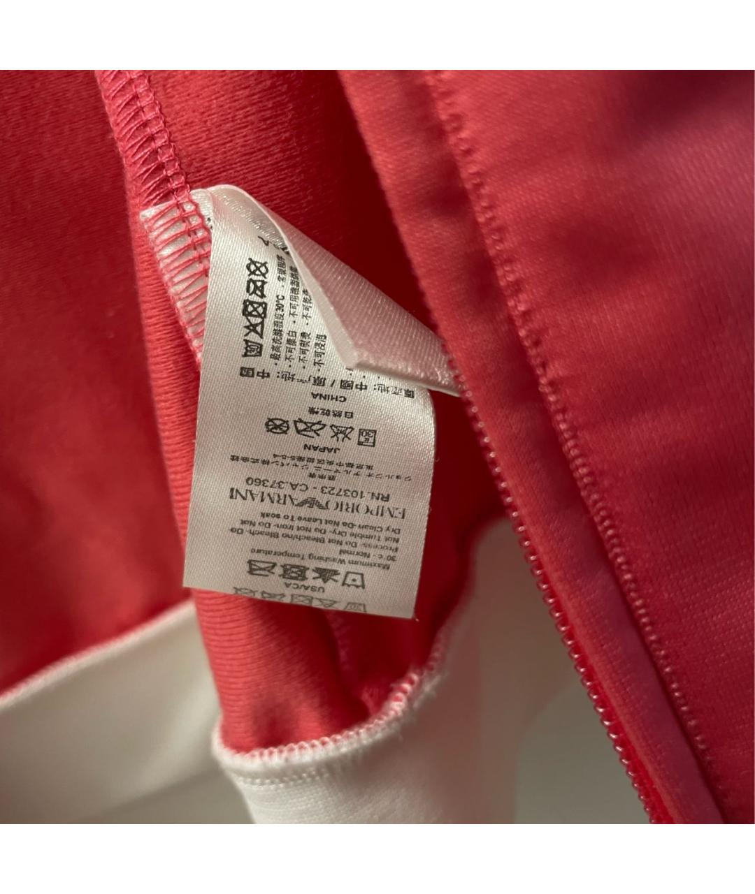 EA7 Розовый атласный джемпер / свитер, фото 6