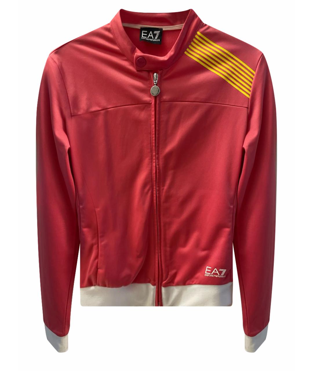 EA7 Розовый атласный джемпер / свитер, фото 1