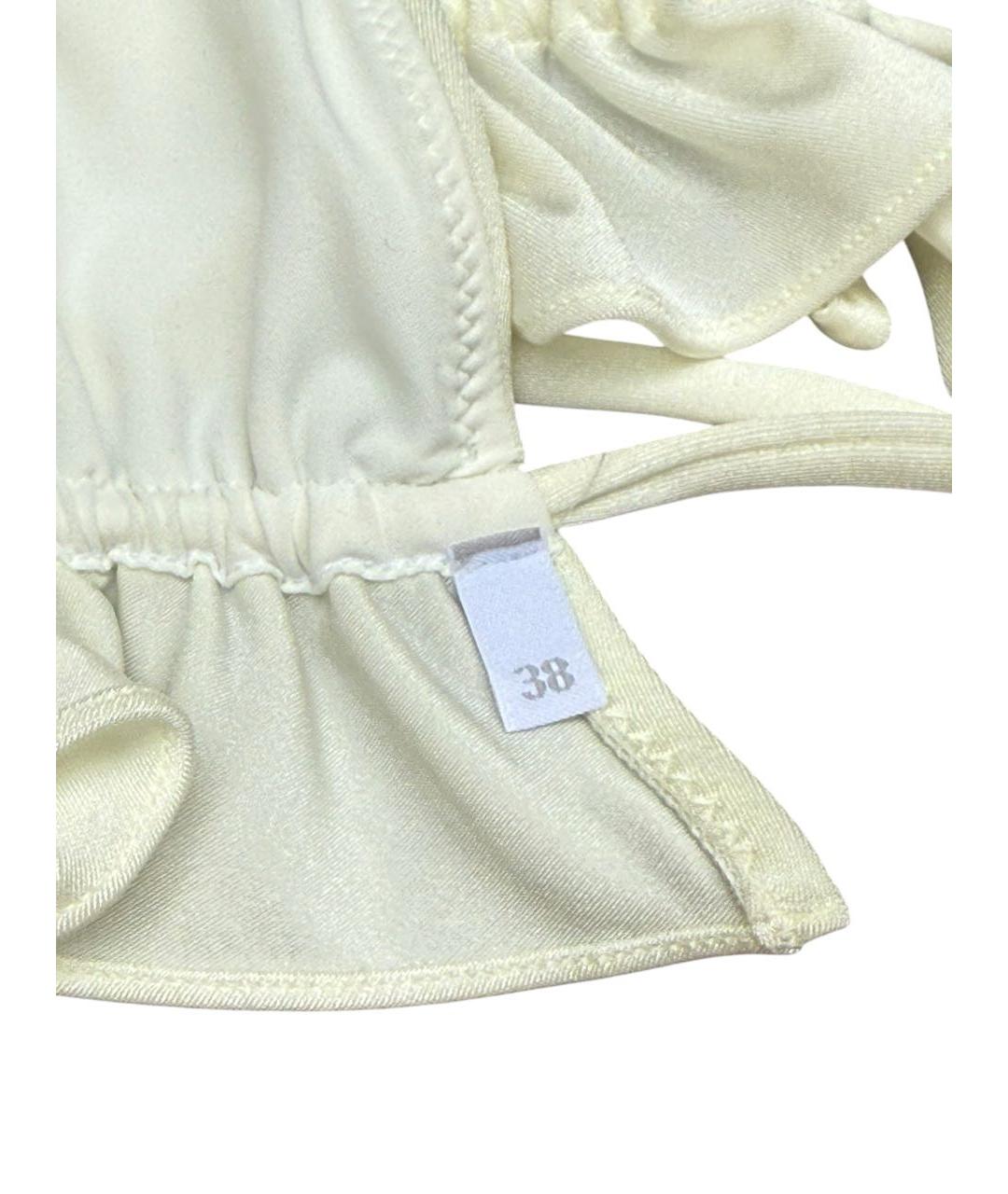 MIU MIU Белый полиамидовый купальник, фото 5