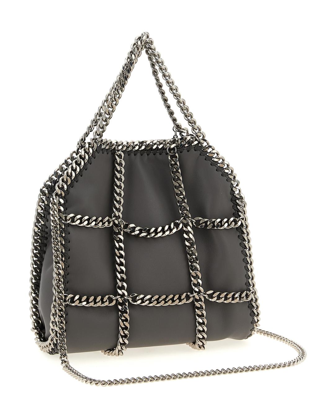 STELLA MCCARTNEY Серая сумка тоут из искусственной кожи, фото 2