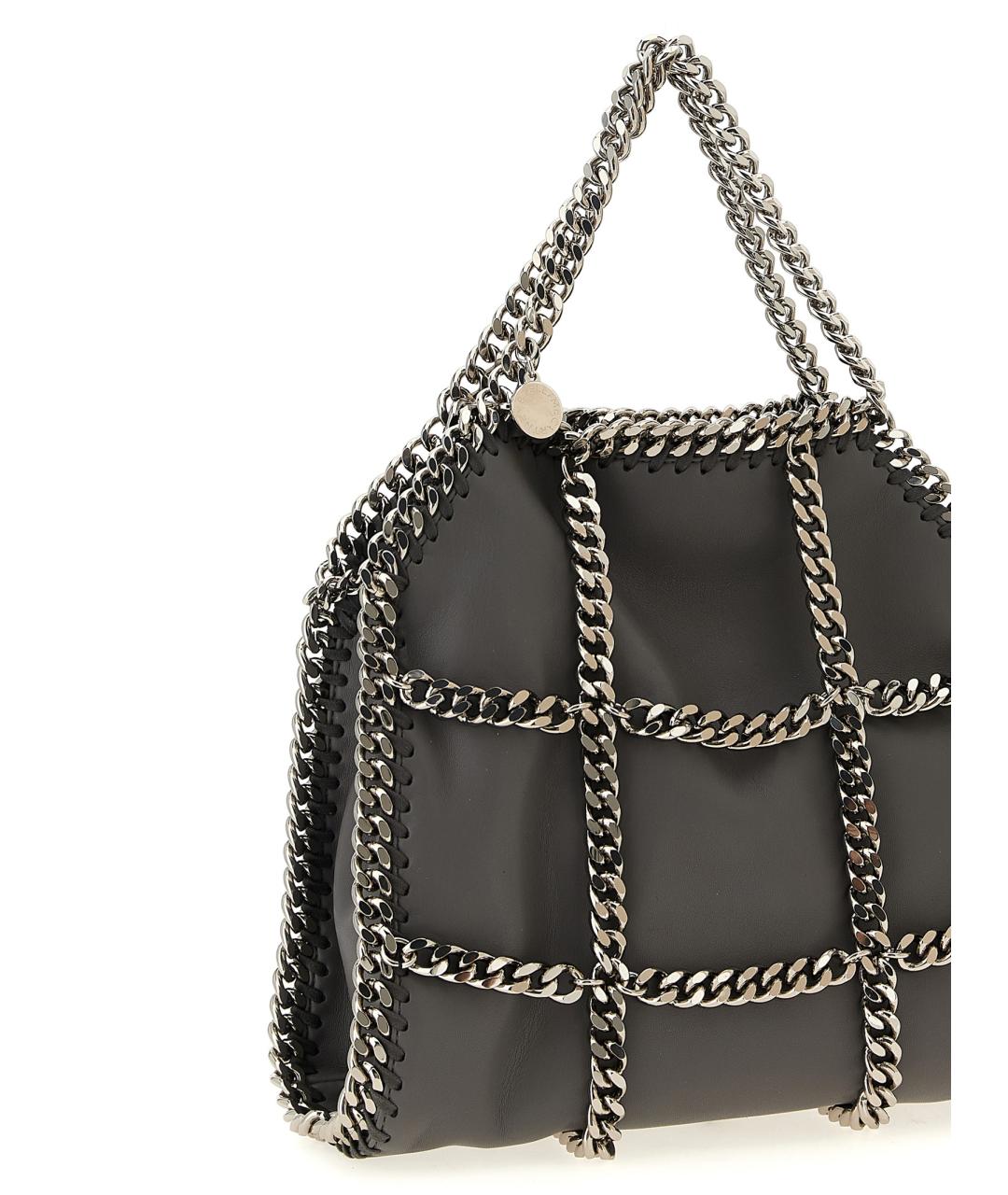 STELLA MCCARTNEY Серая сумка тоут из искусственной кожи, фото 3