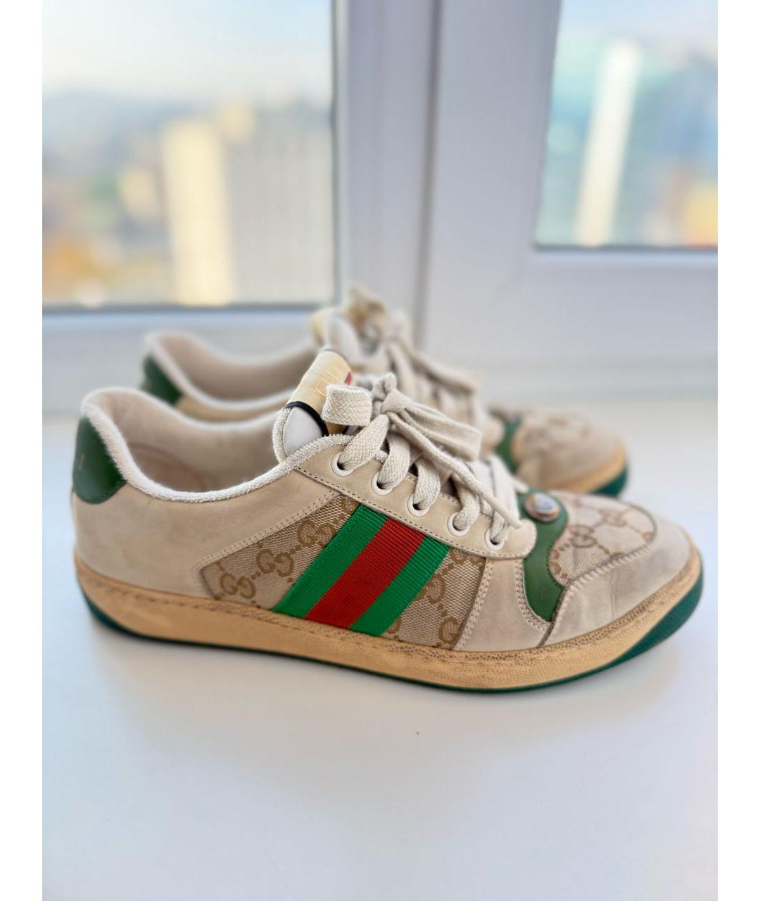 GUCCI Зеленые кроссовки, фото 9