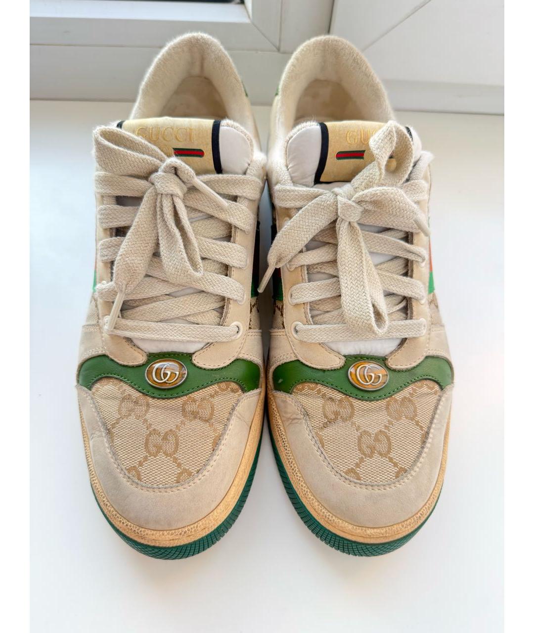 GUCCI Зеленые кроссовки, фото 2