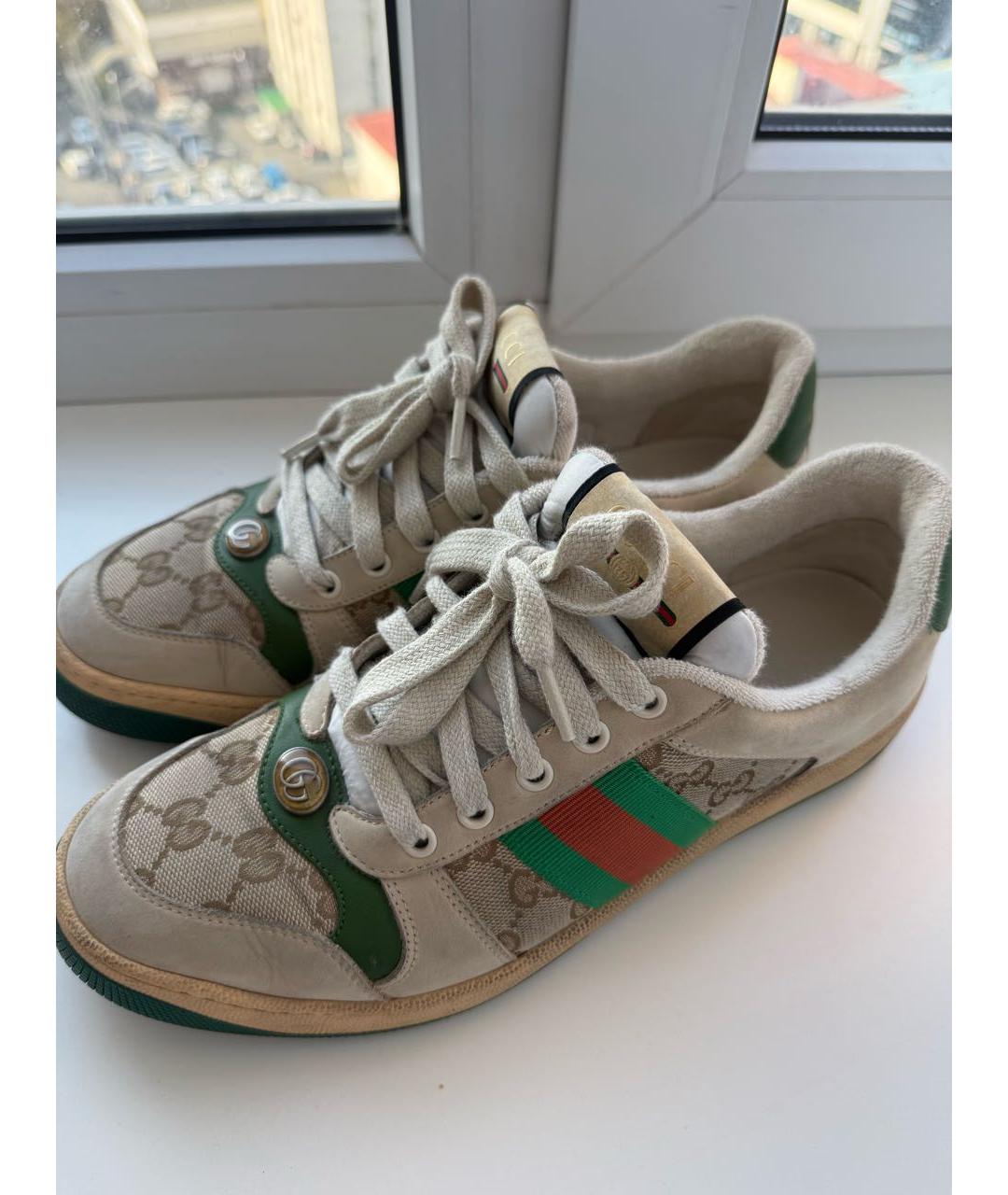 GUCCI Зеленые кроссовки, фото 3