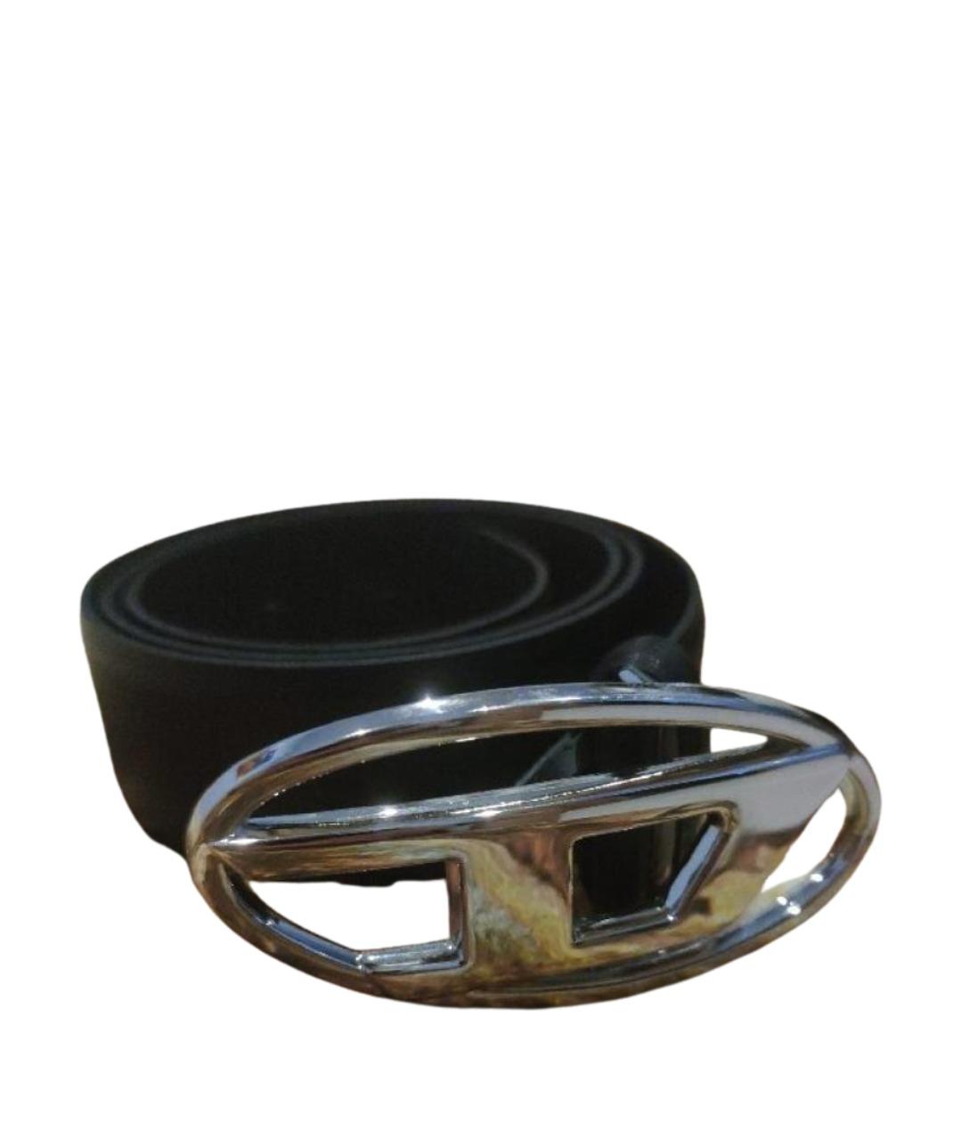 DIESEL Черный кожаный ремень, фото 1