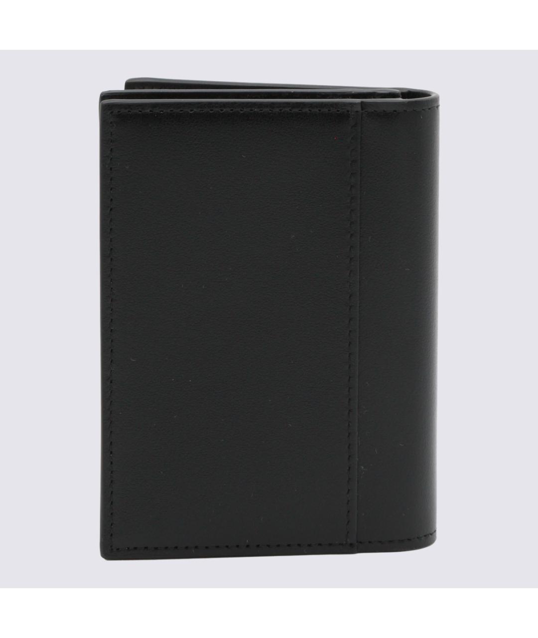 MONTBLANC Черный кожаный кошелек, фото 2