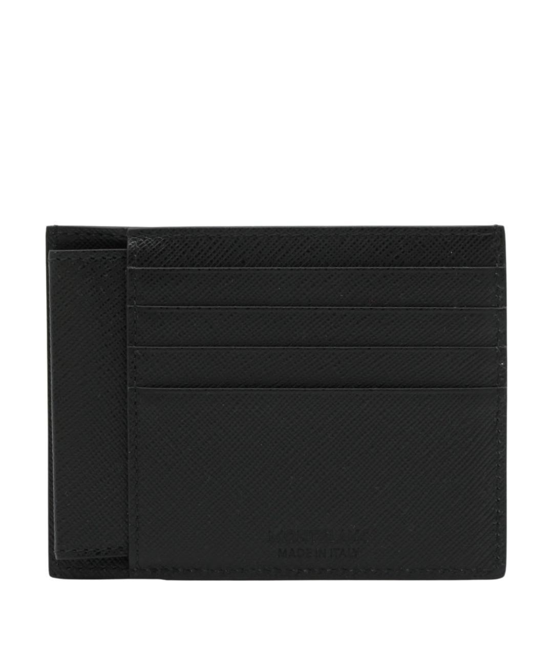 MONTBLANC Черный кожаный кардхолдер, фото 2