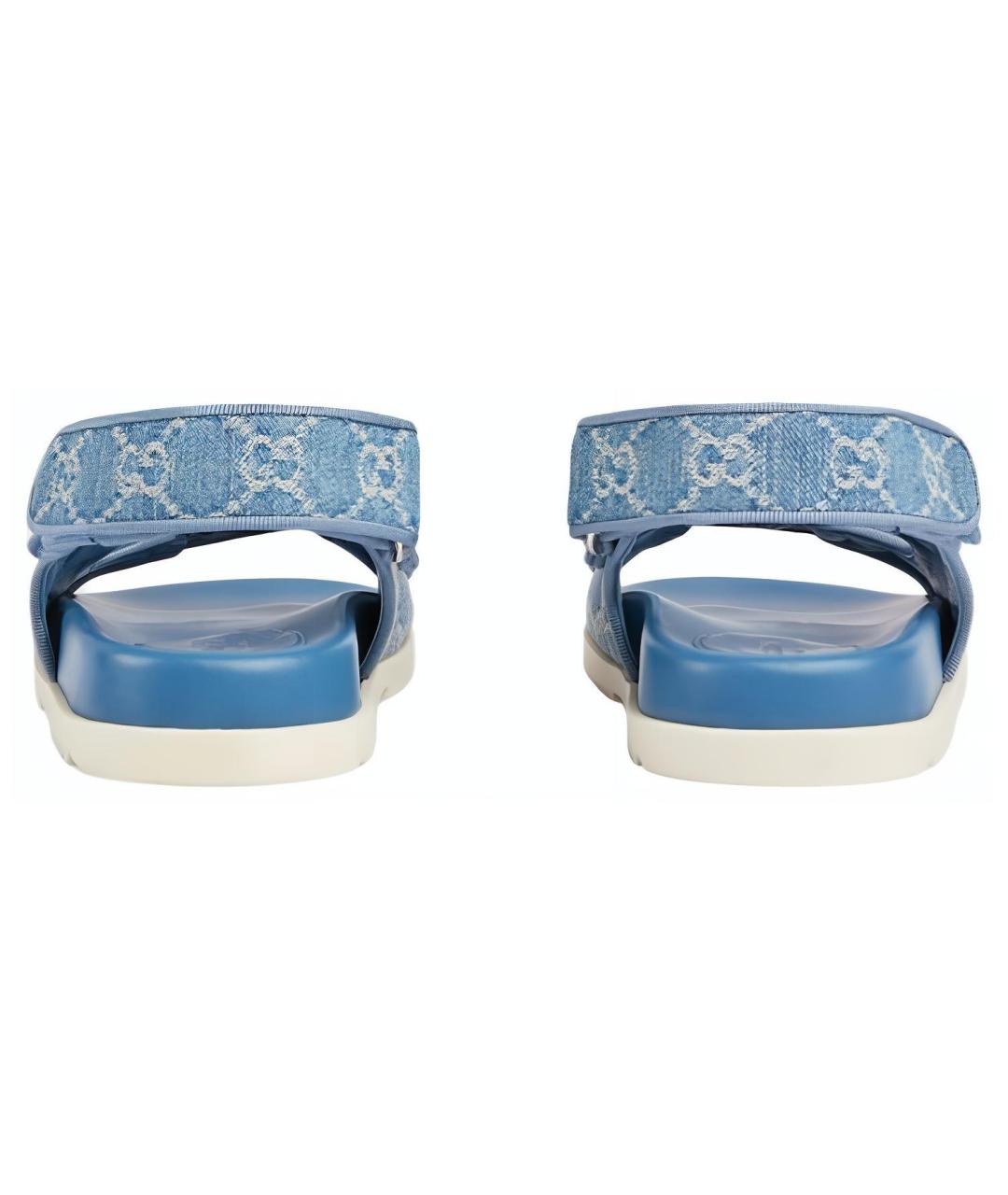 GUCCI Синие сандалии, фото 5