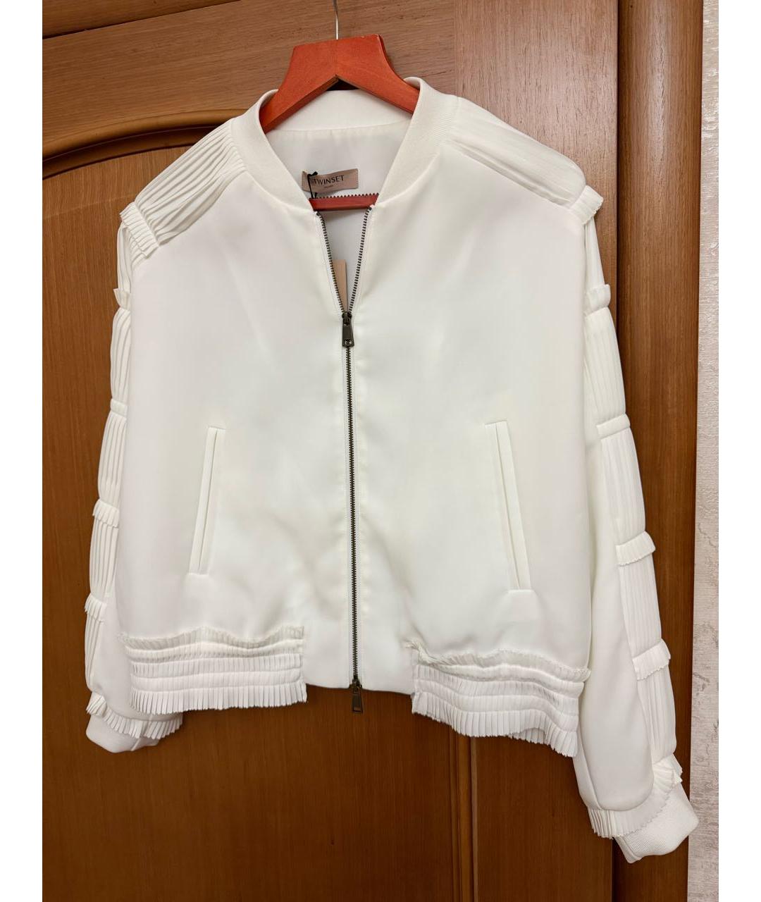 TWIN-SET Белая куртка, фото 2