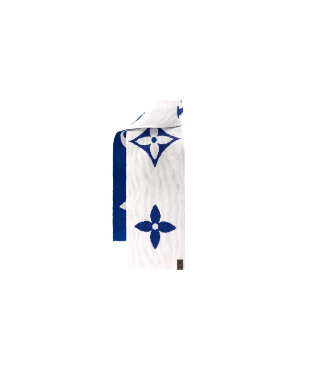 LOUIS VUITTON Белый шарф, фото 1