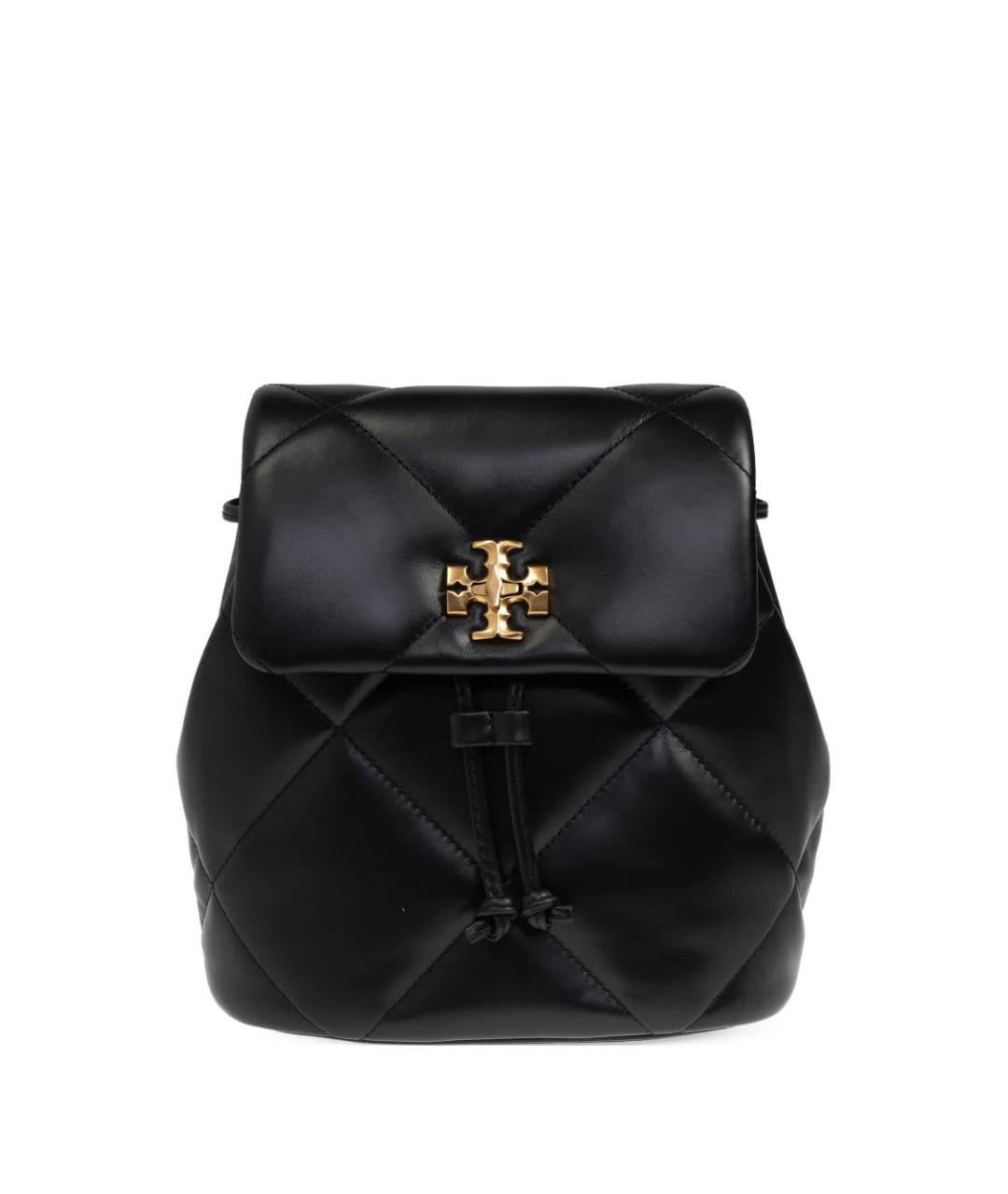 TORY BURCH Черный кожаный рюкзак, фото 1