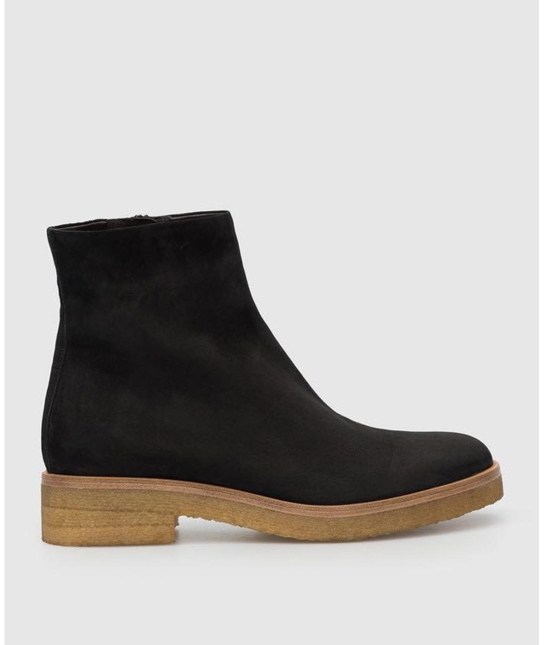 THE ROW Черные замшевые полусапоги, фото 5