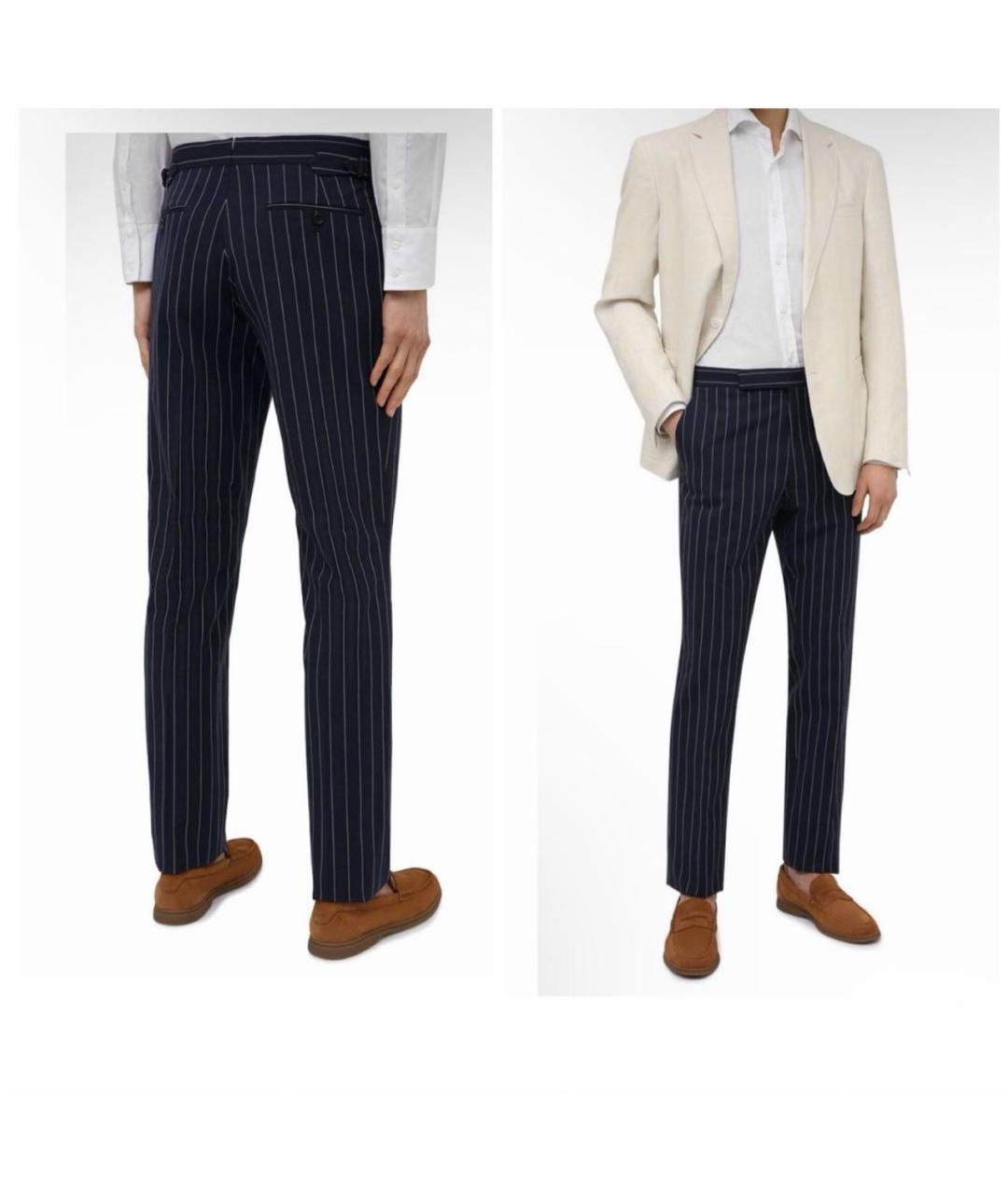 RALPH LAUREN PURPLE LABEL Мульти повседневные брюки, фото 2