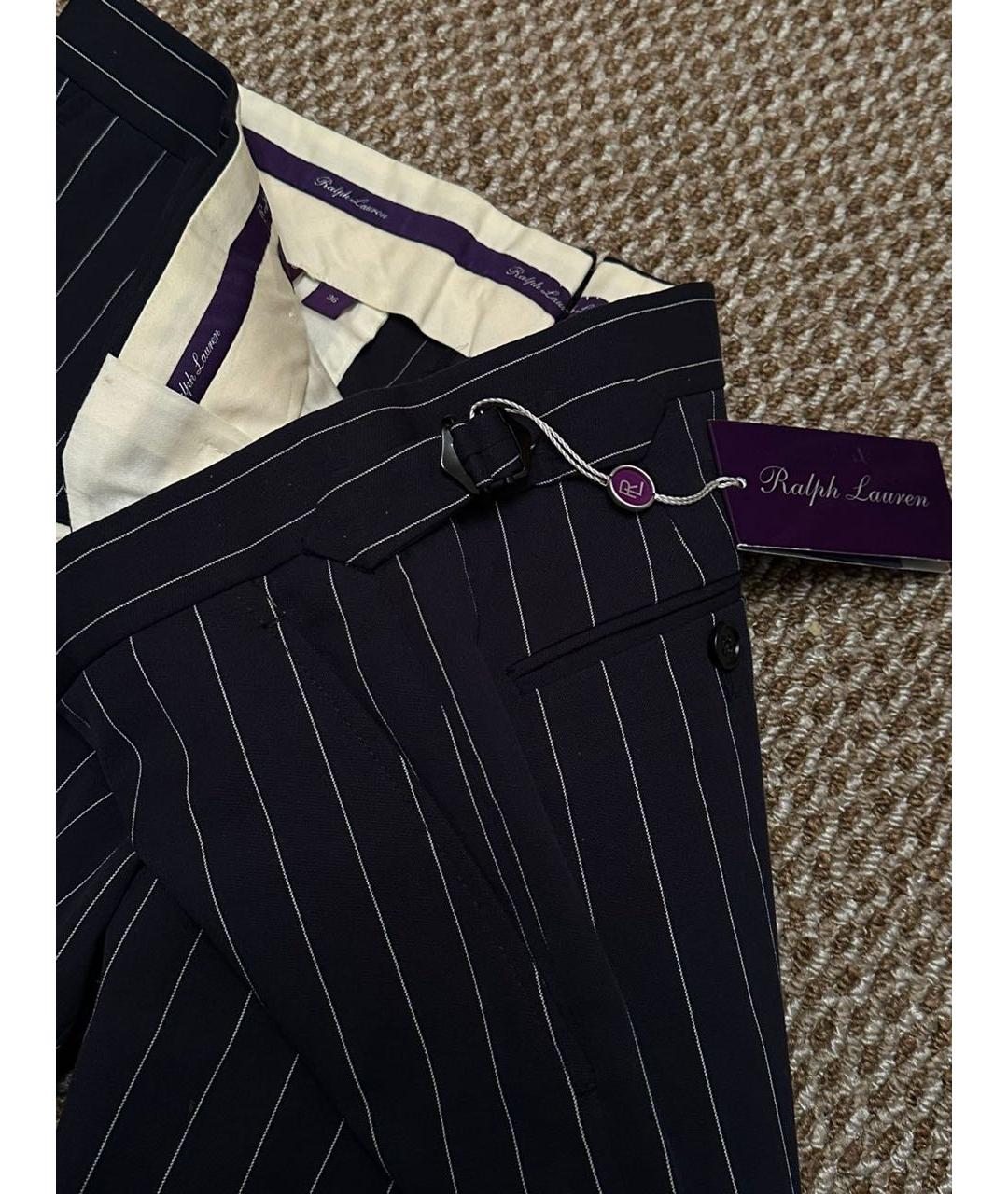 RALPH LAUREN PURPLE LABEL Мульти повседневные брюки, фото 4