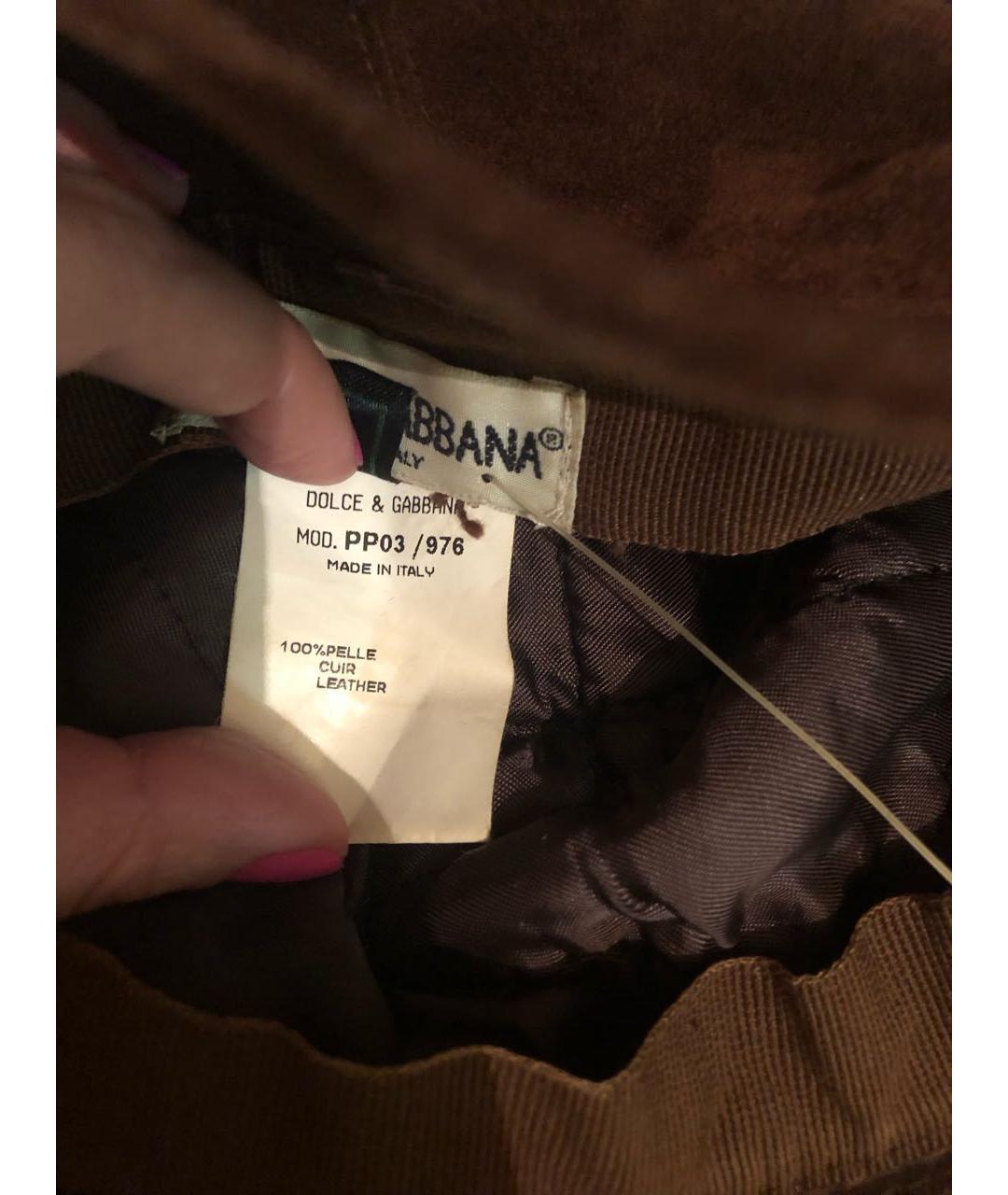 DOLCE&GABBANA Коричневая панама, фото 4